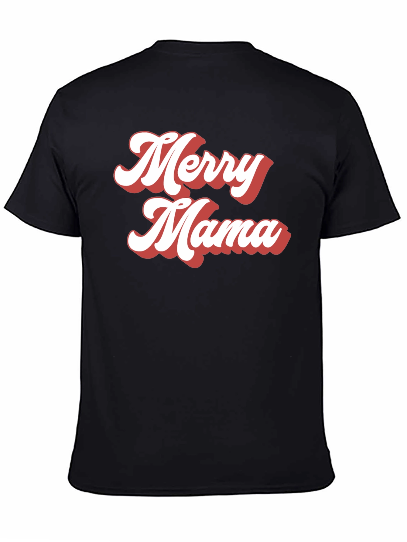 Merry Mama Retro Graphic Tee - 4