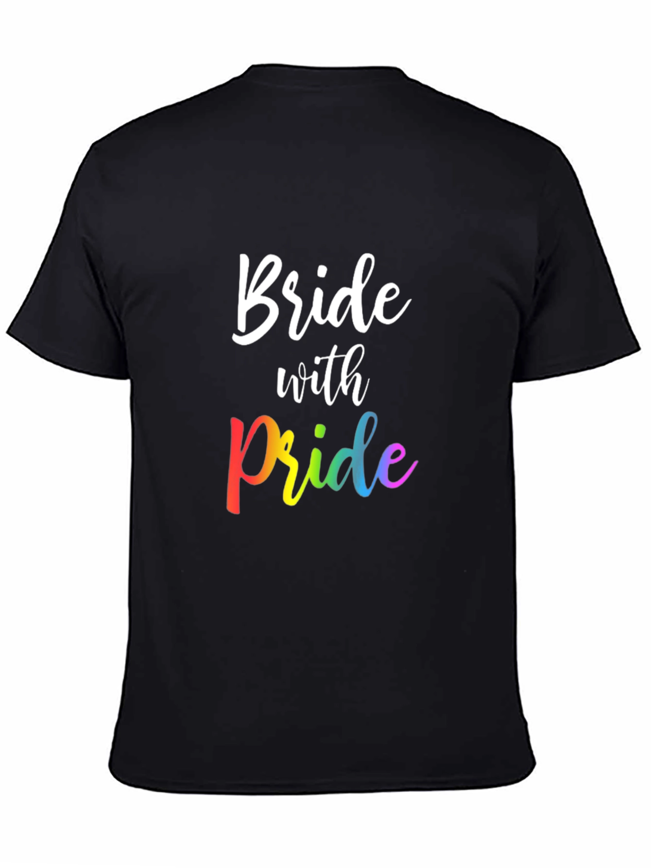 Black Bride with Pride T-Shirt view 4