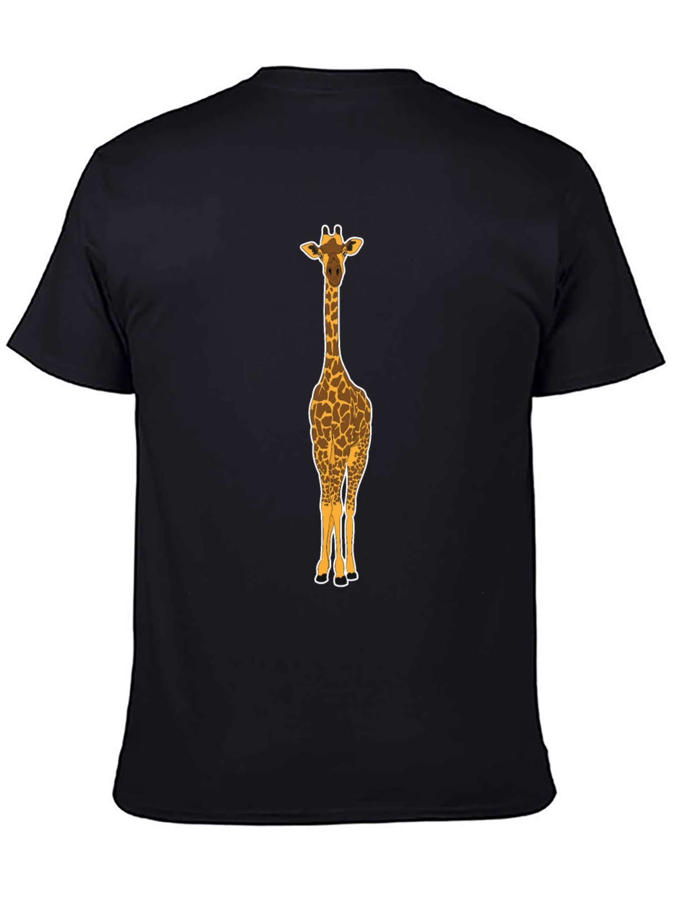 Black Giraffe Graphic Tee - Black view 4