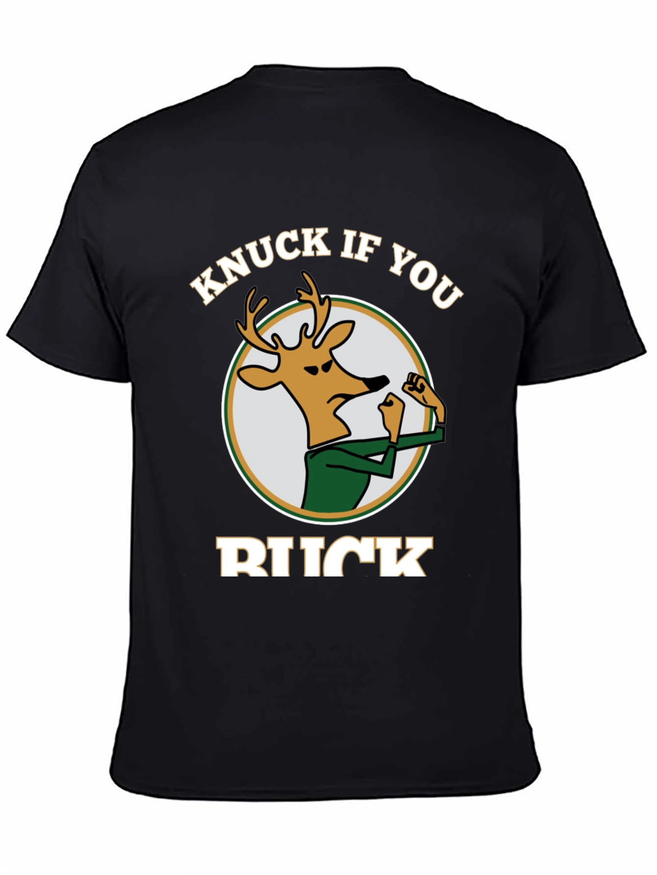 Black Knuck If You Buck Graphic Tee - Black Cotton view 4