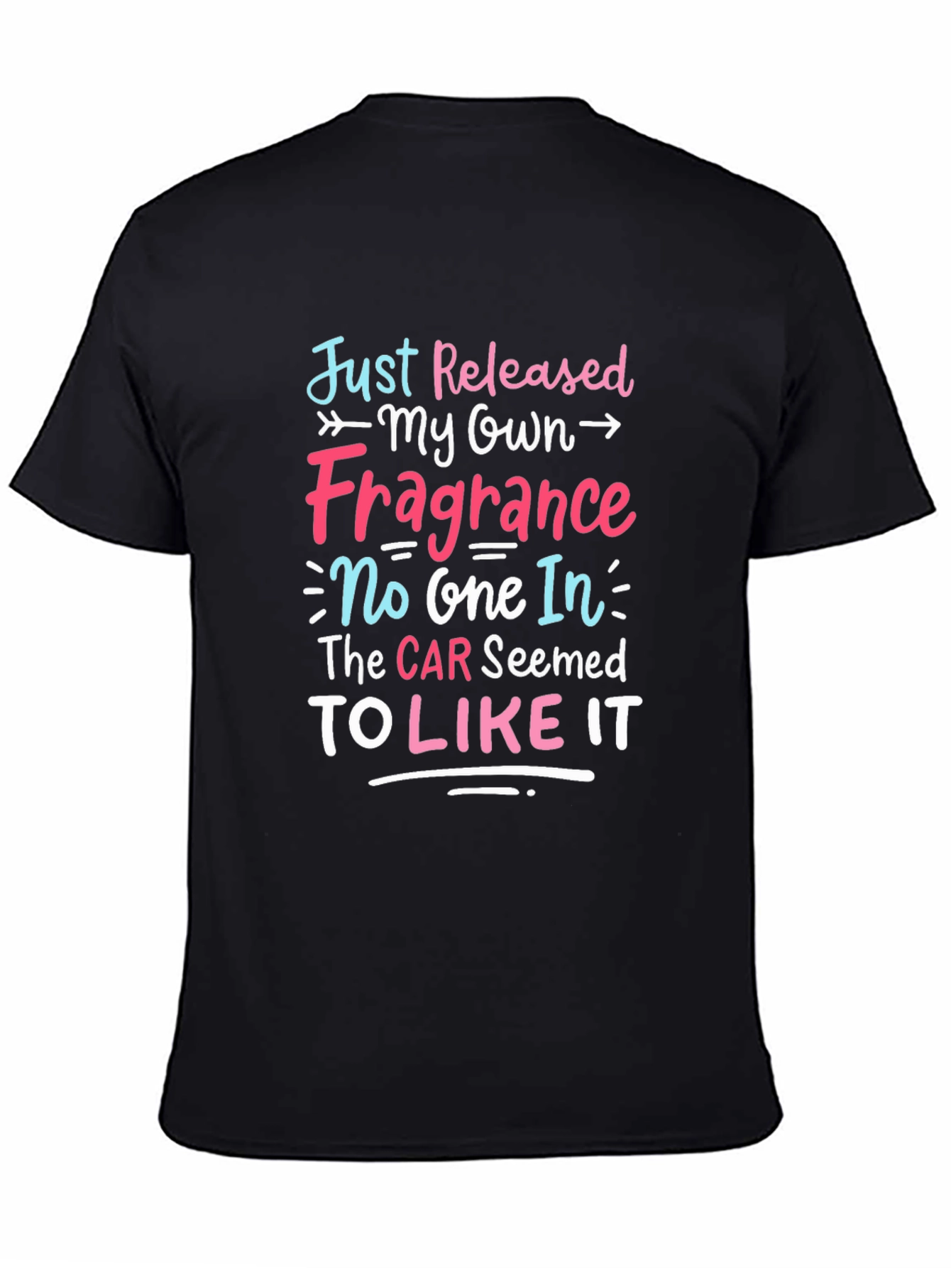 Black Just Released Fragrance Graphic Tee view 4