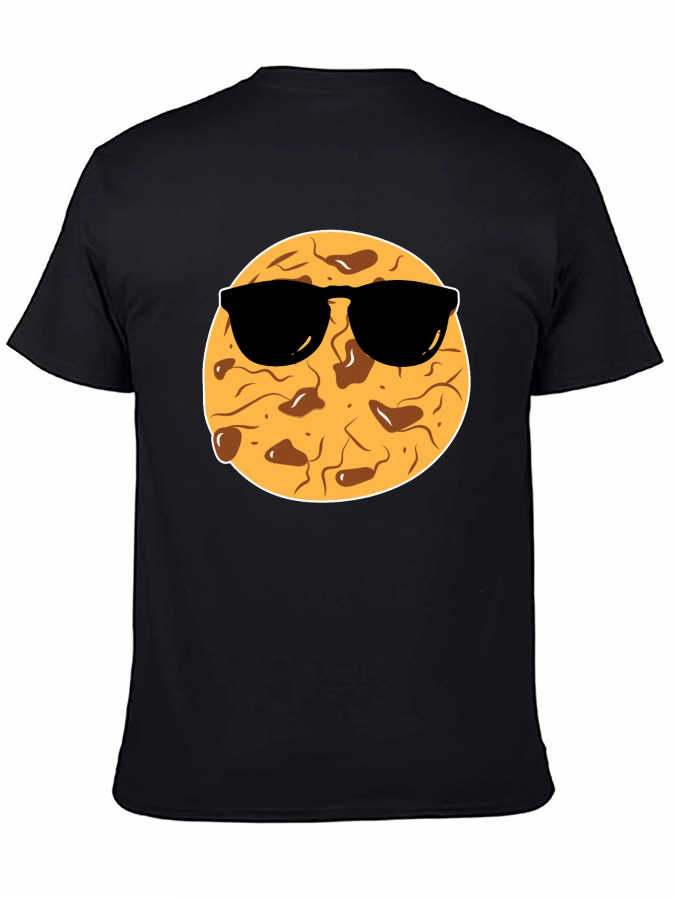 Black Cool Cookie Graphic Tee - Black T-Shirt view 4