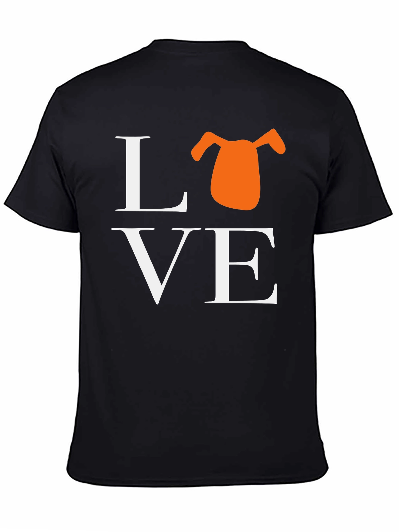 Black Love Dog Graphic Tee view 4