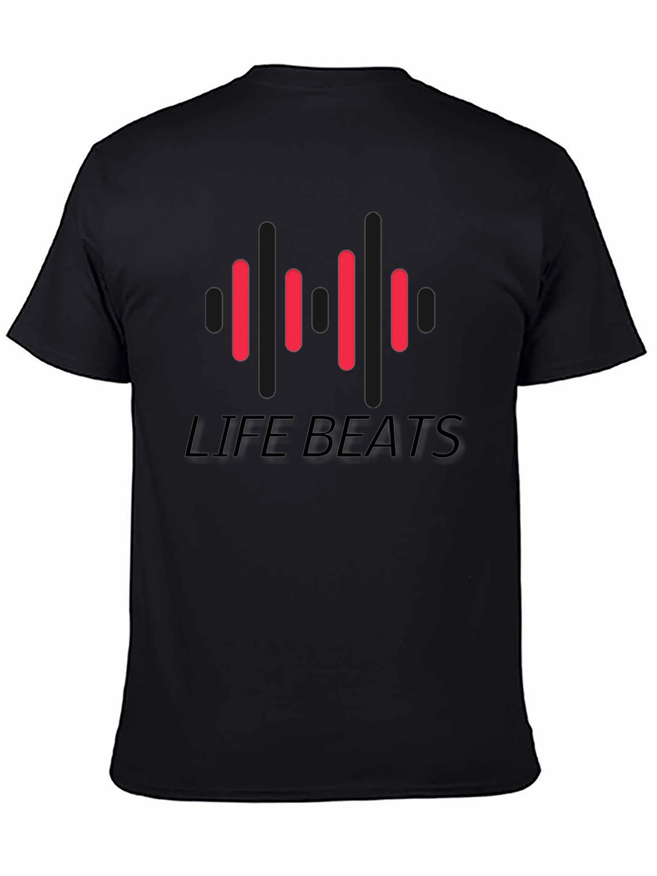 Black Life Beats Graphic Tee view 4