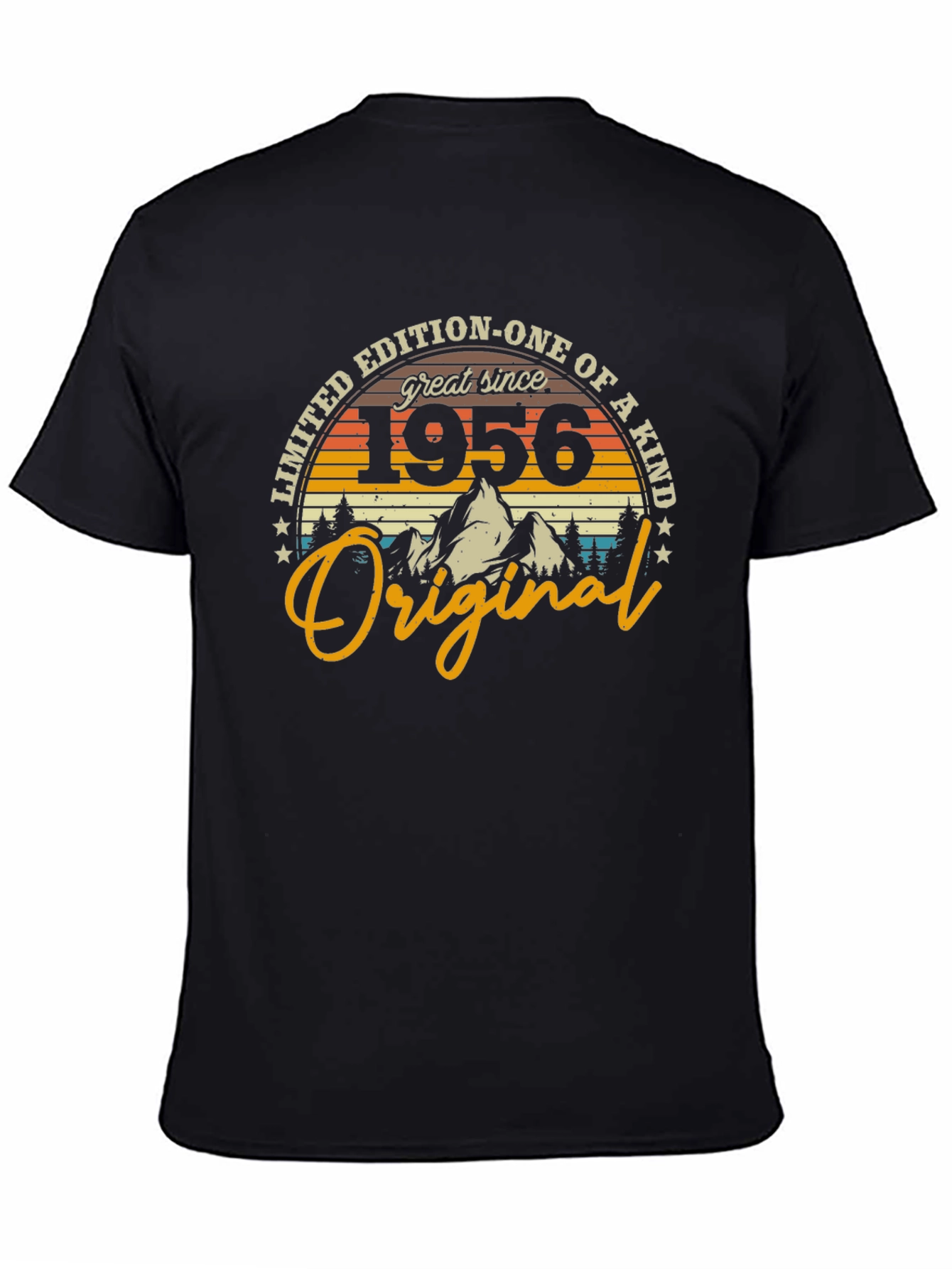 Black Limited Edition 1956 Original T-Shirt view 4