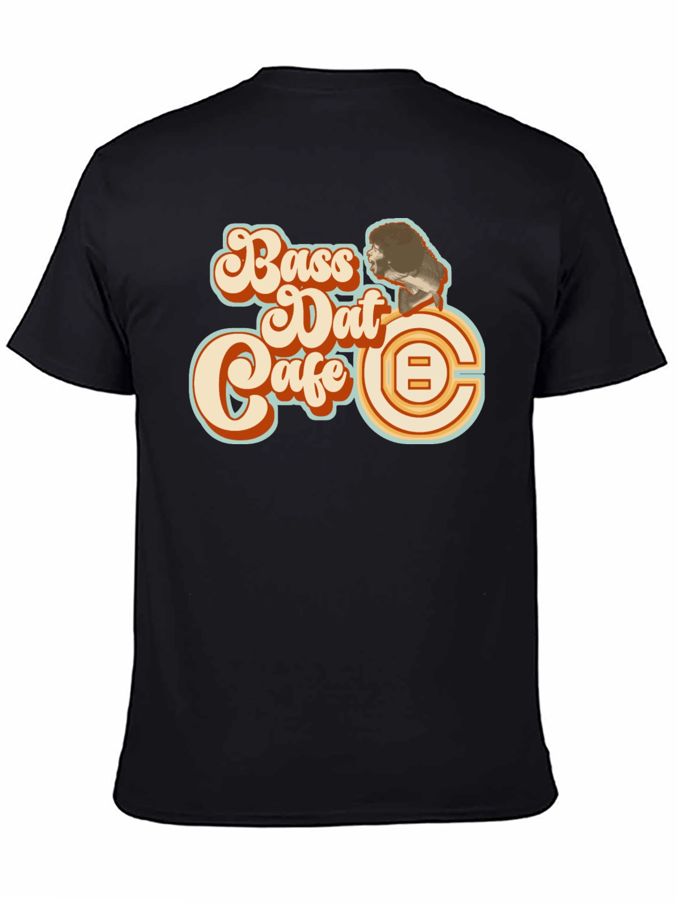 Black Bass Dat Cafe Black T-Shirt view 4
