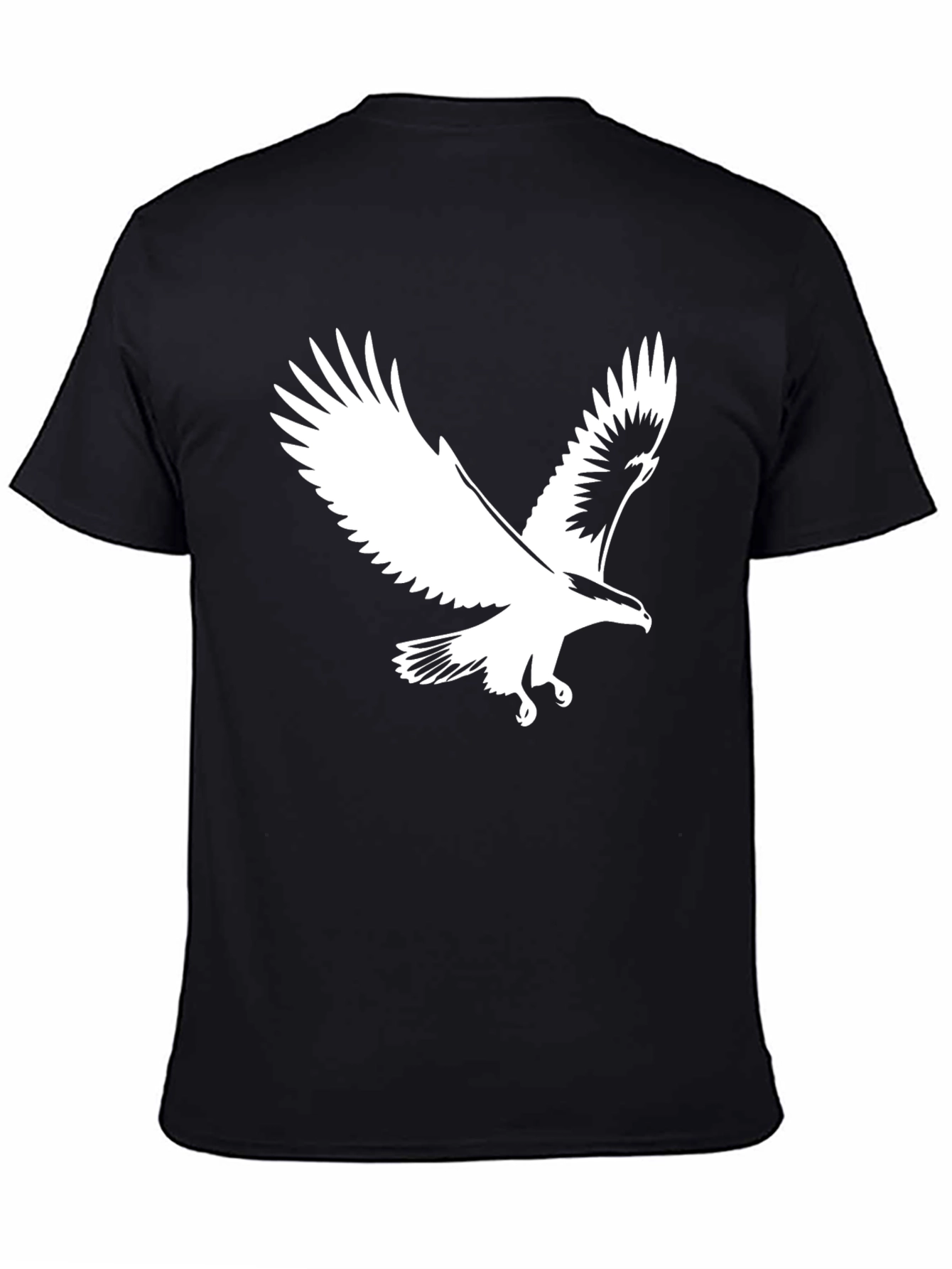 Black Eagle Graphic Tee - Men's Black T-Shirt view 4