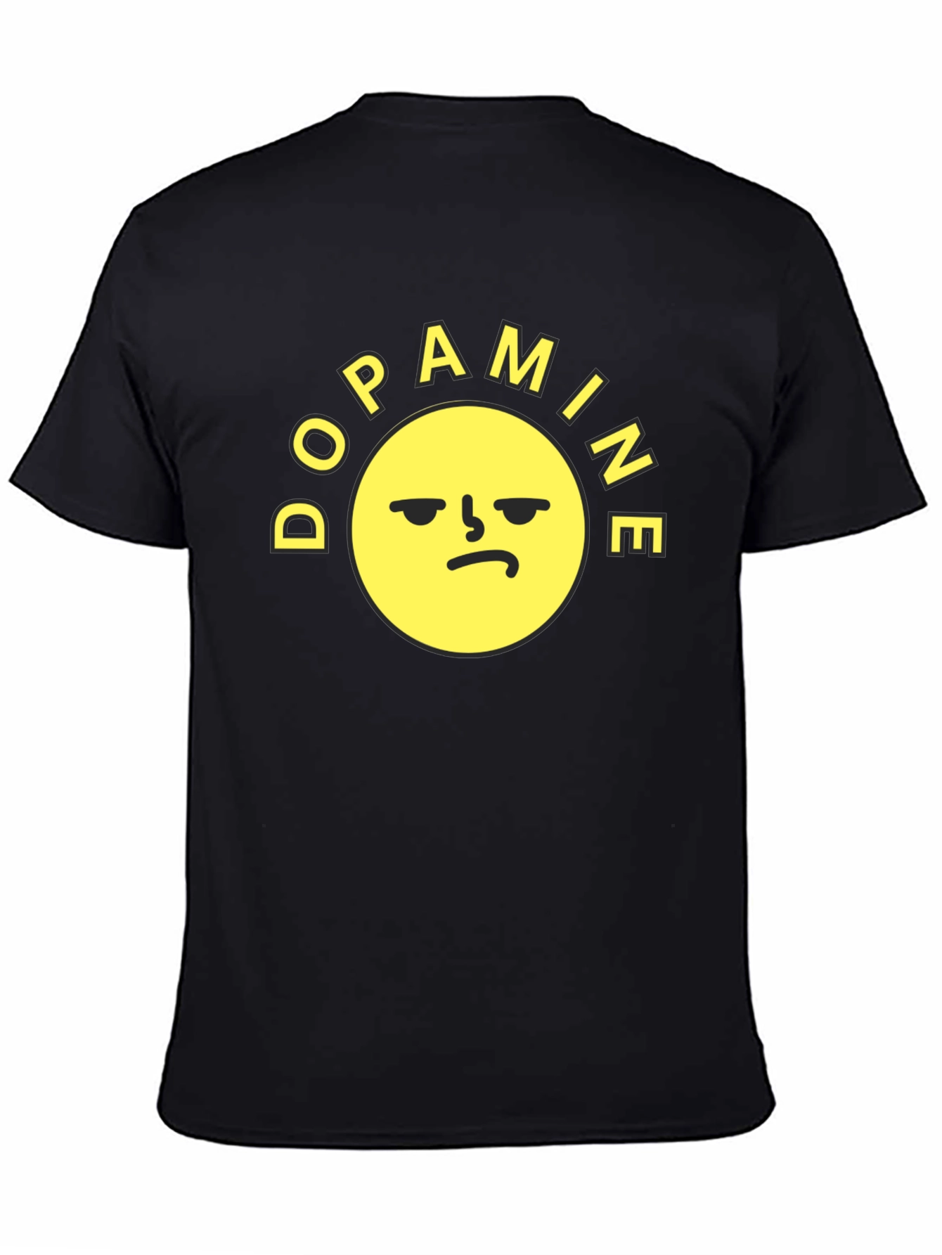 Black Dopamine Graphic T-Shirt - Express Your Mood! view 4