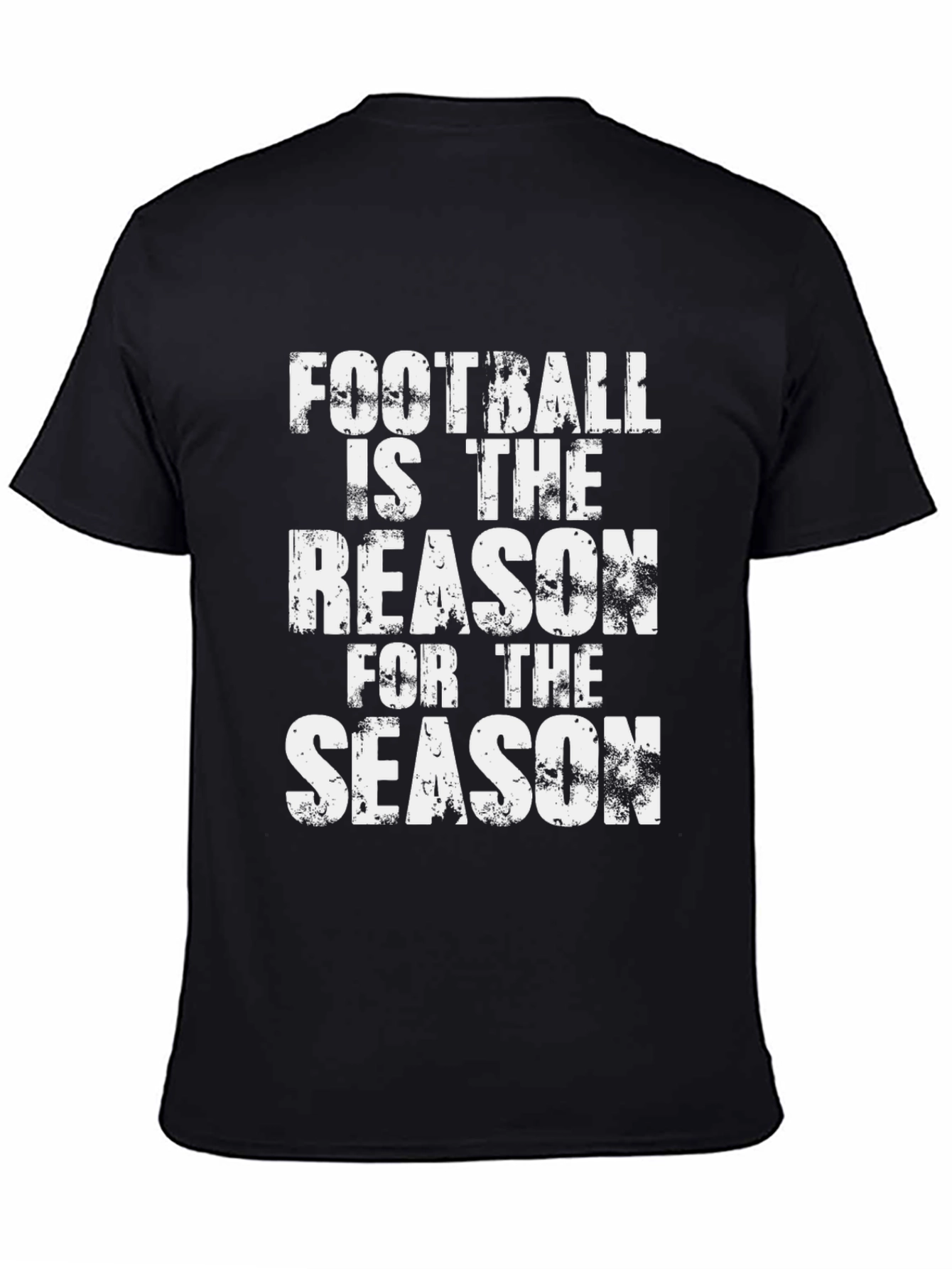 Black Football Season T-Shirt - Reason for the Season view 4