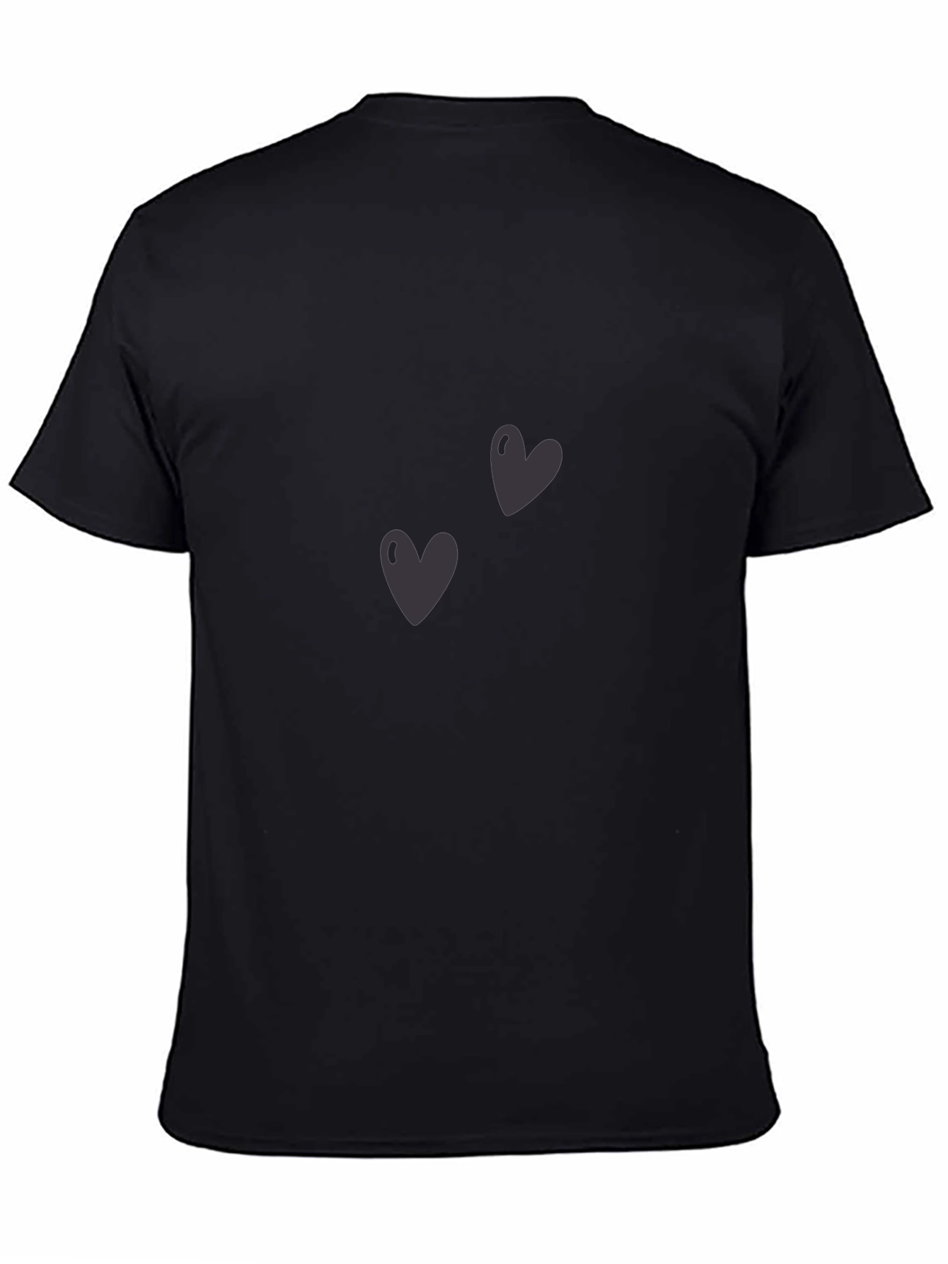 Black Heart Graphic Black T-Shirt | Casual Menswear view 4