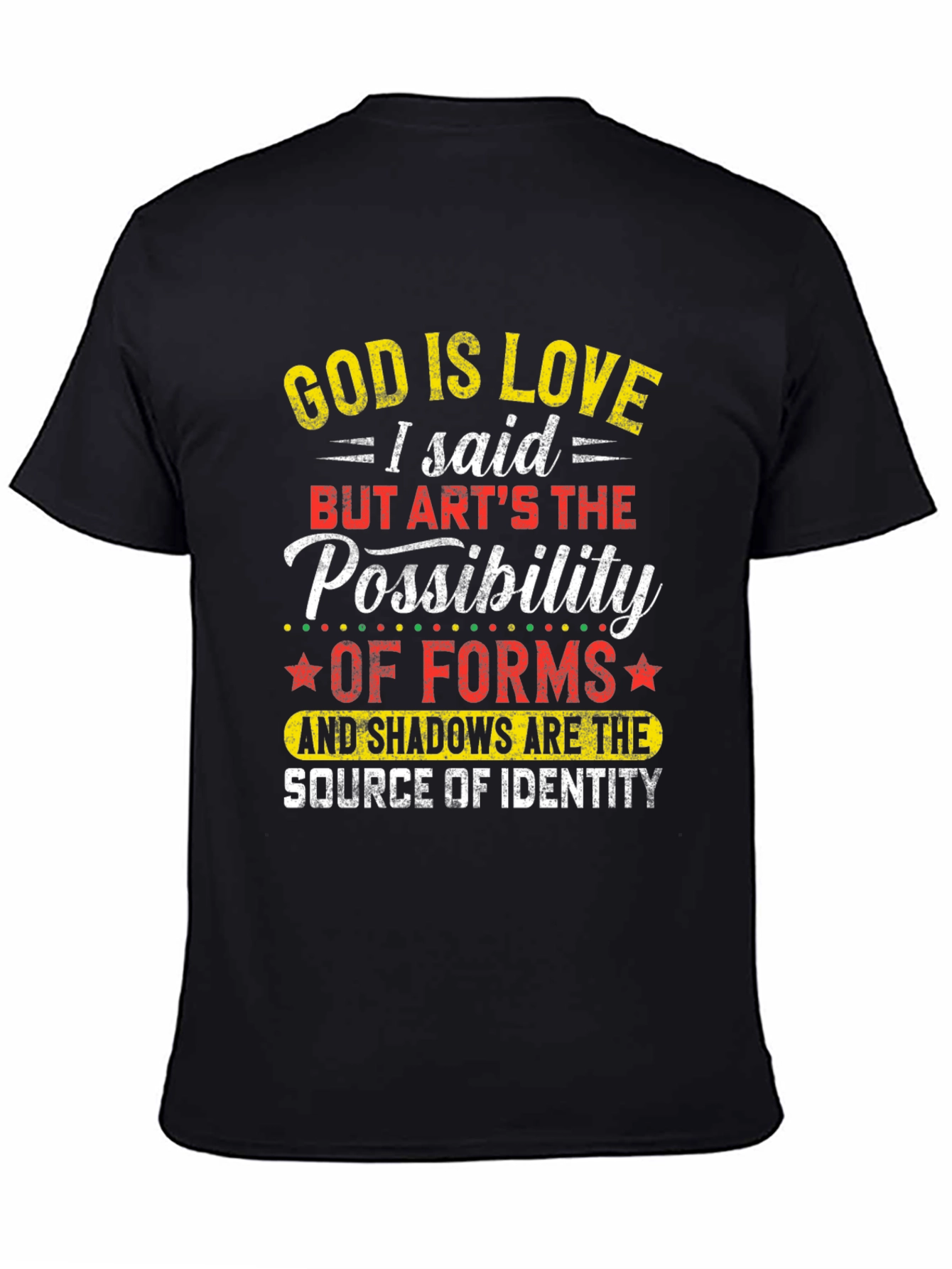 Black God is Love Graphic T-Shirt view 4