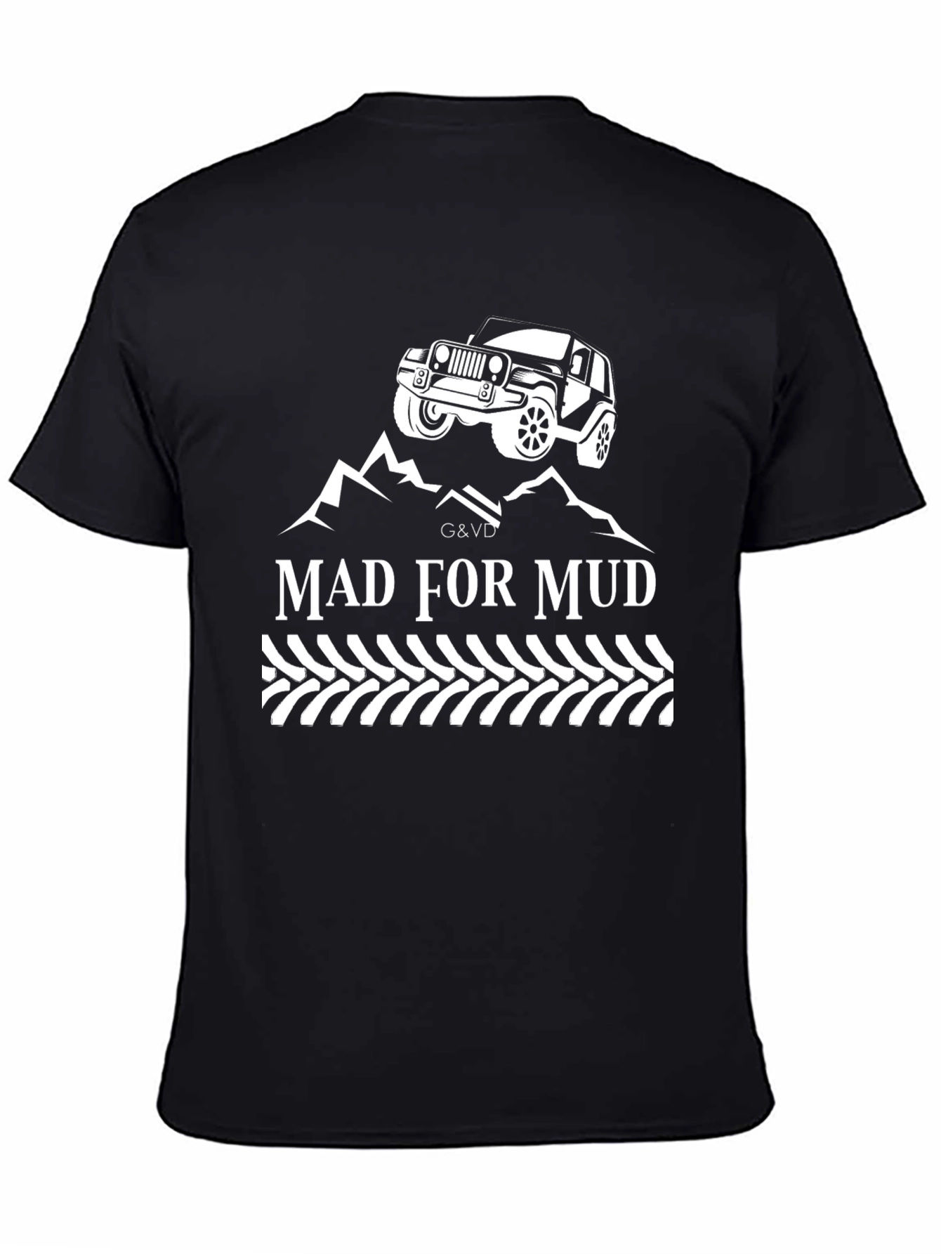 Black Mad for Mud T-Shirt - Off-Road Adventure Apparel view 4