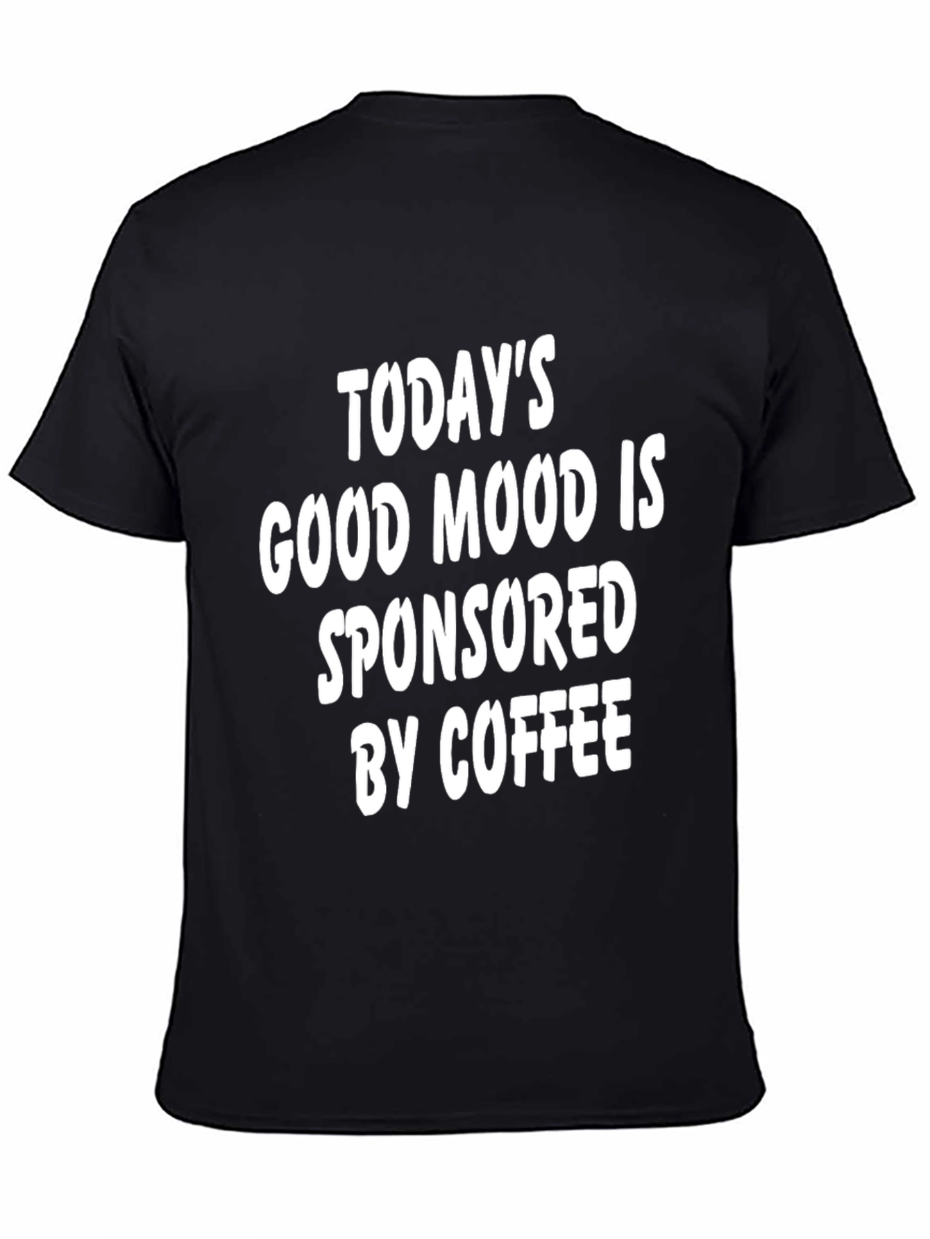 Black Coffee Sponsored Good Mood Graphic Tee view 4