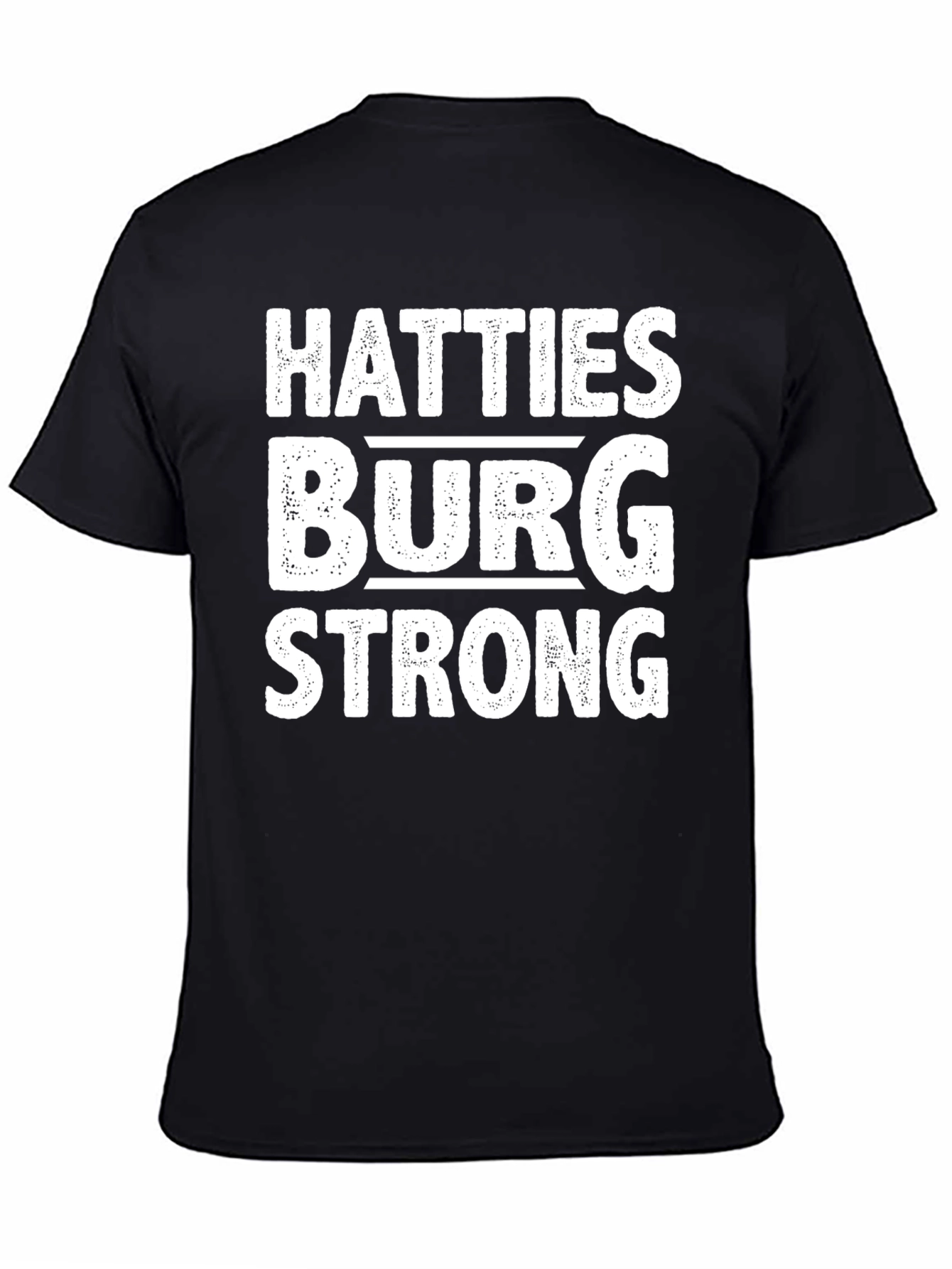 Black Hattiesburg Strong Graphic T-Shirt view 4