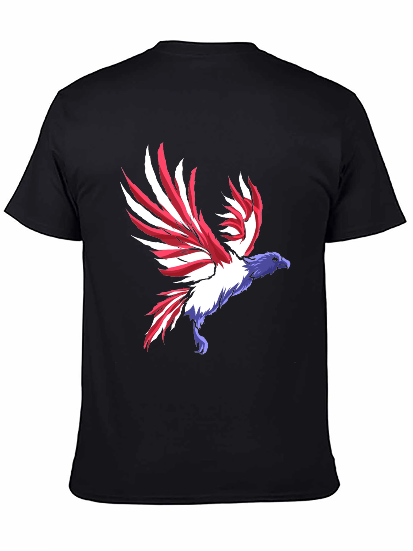 Black American Eagle Graphic Tee view 4
