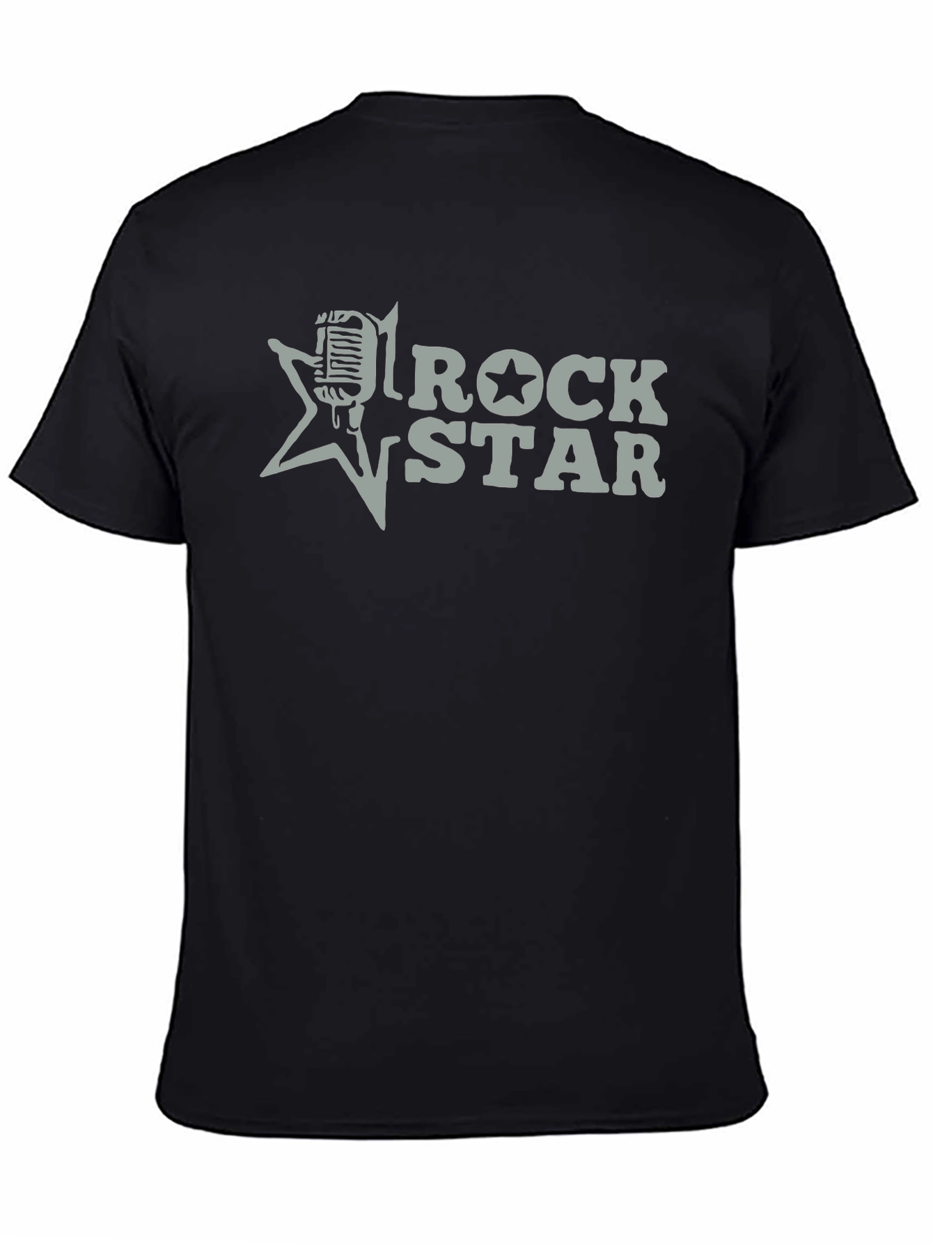 Black Rock Star Graphic Tee - Classic Style view 4