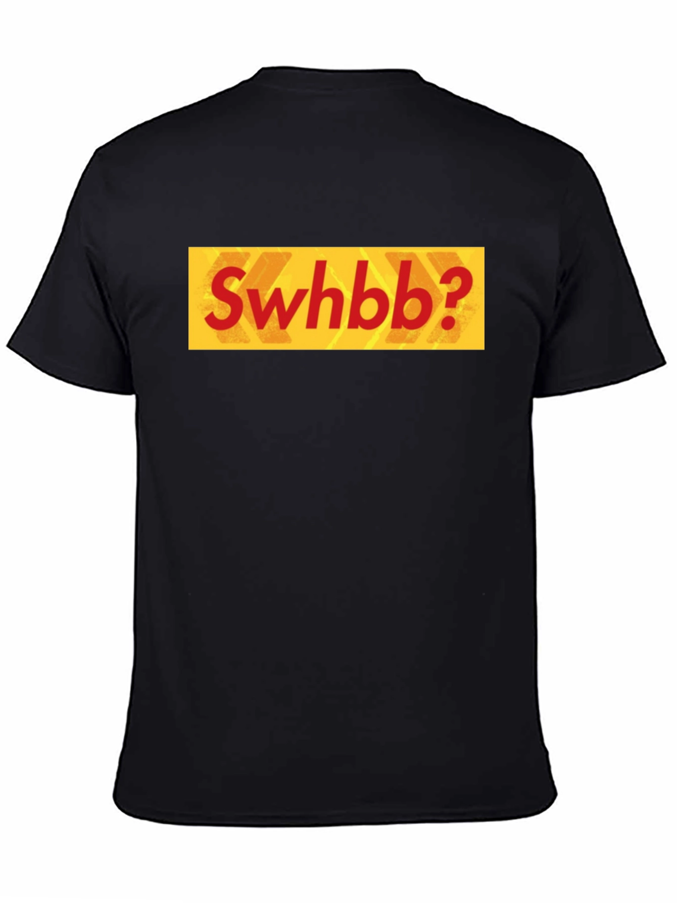 Black Swhbb? Graphic Tee - Funny T-Shirt view 4