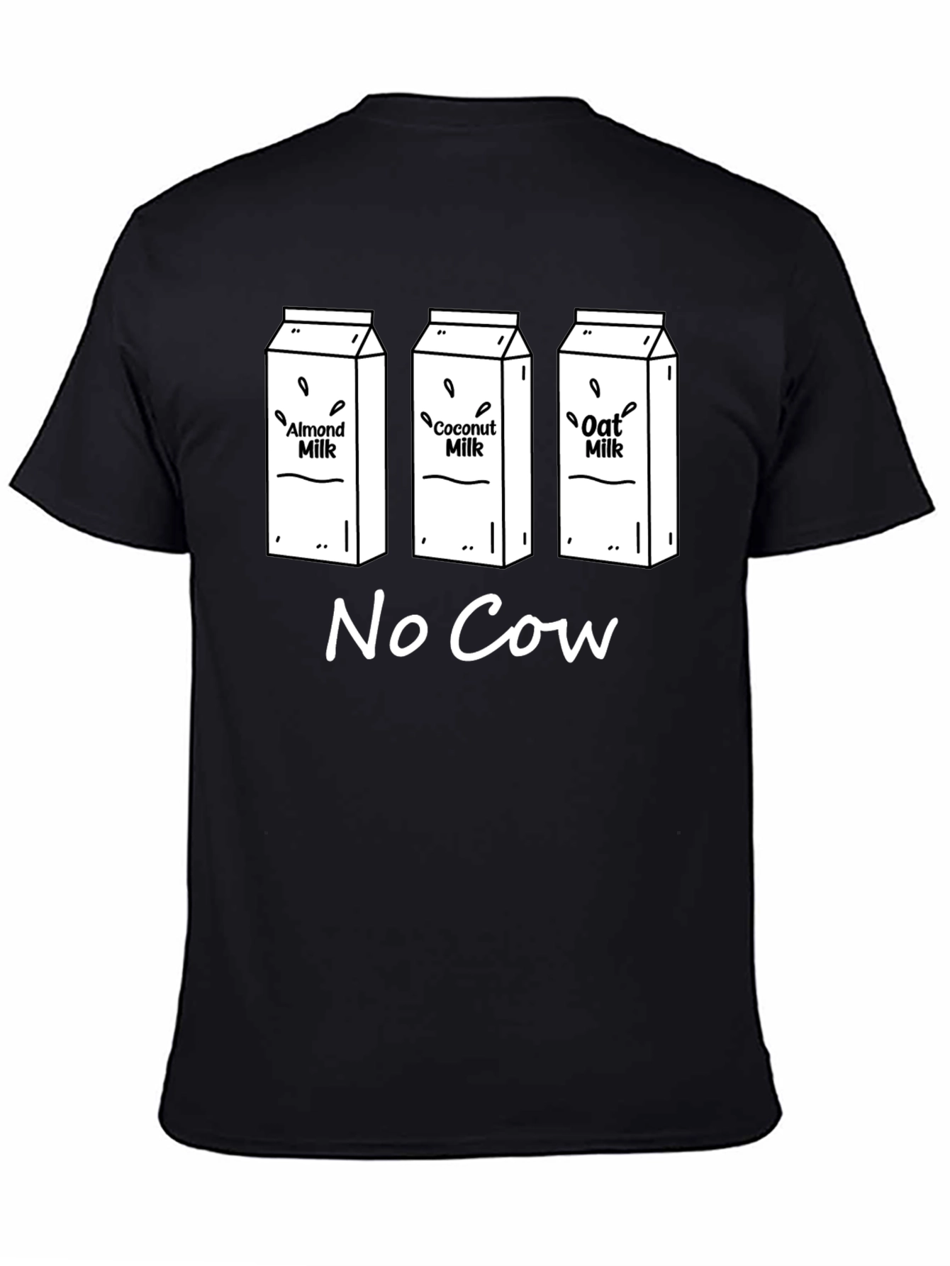 Vegan Milk T-Shirt - No Cow - 4