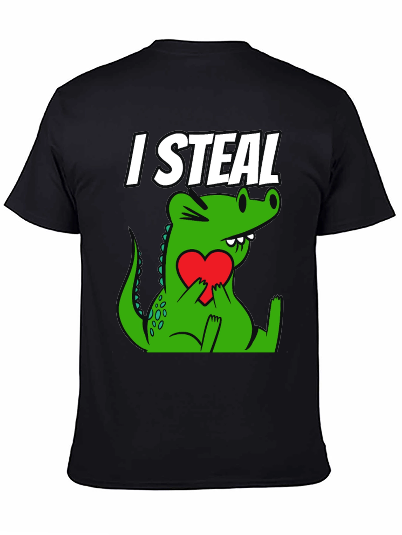 I Steal Hearts Alligator Graphic T-Shirt - 4