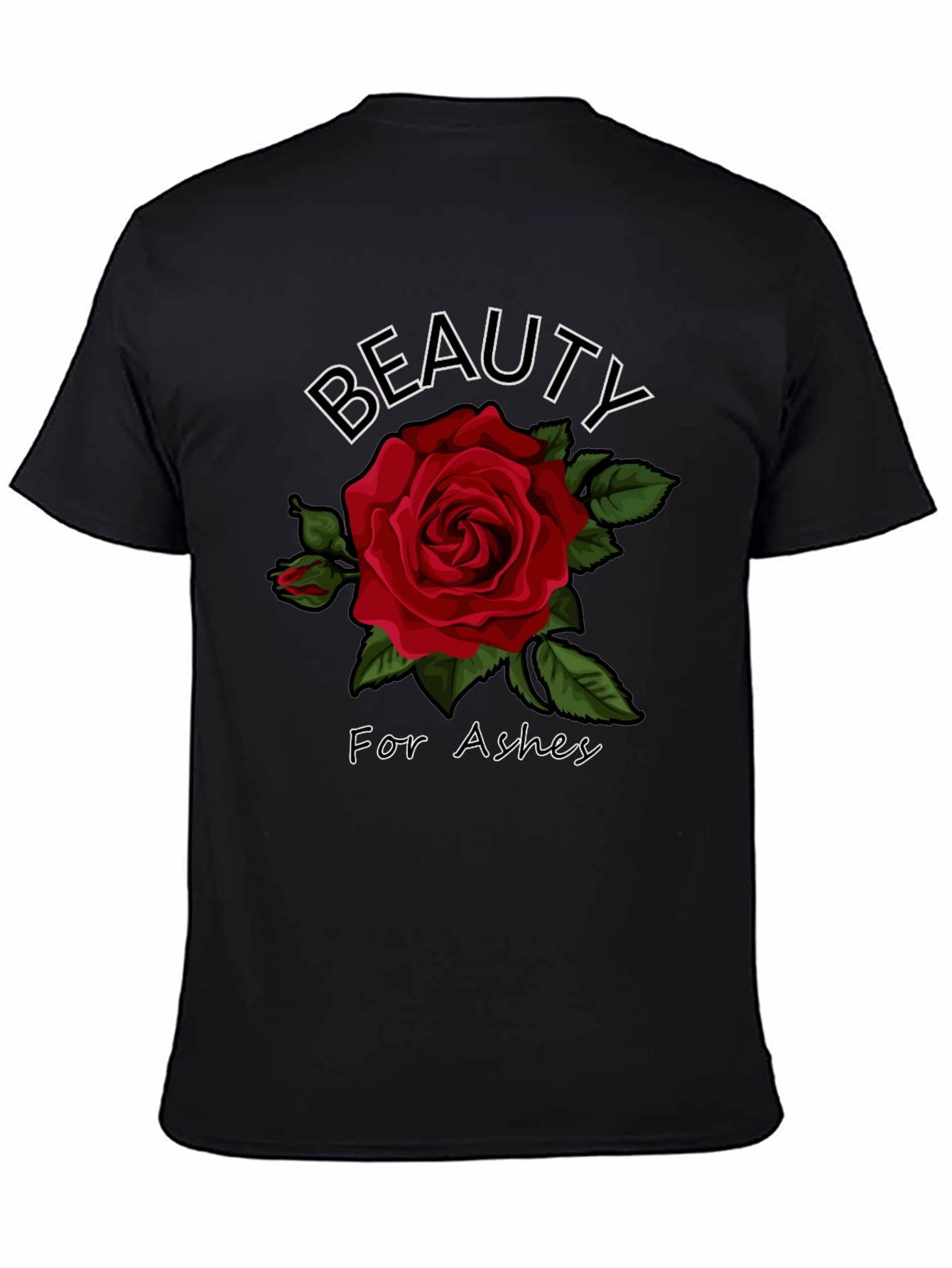 Black Beauty for Ashes Rose Graphic T-Shirt view 4