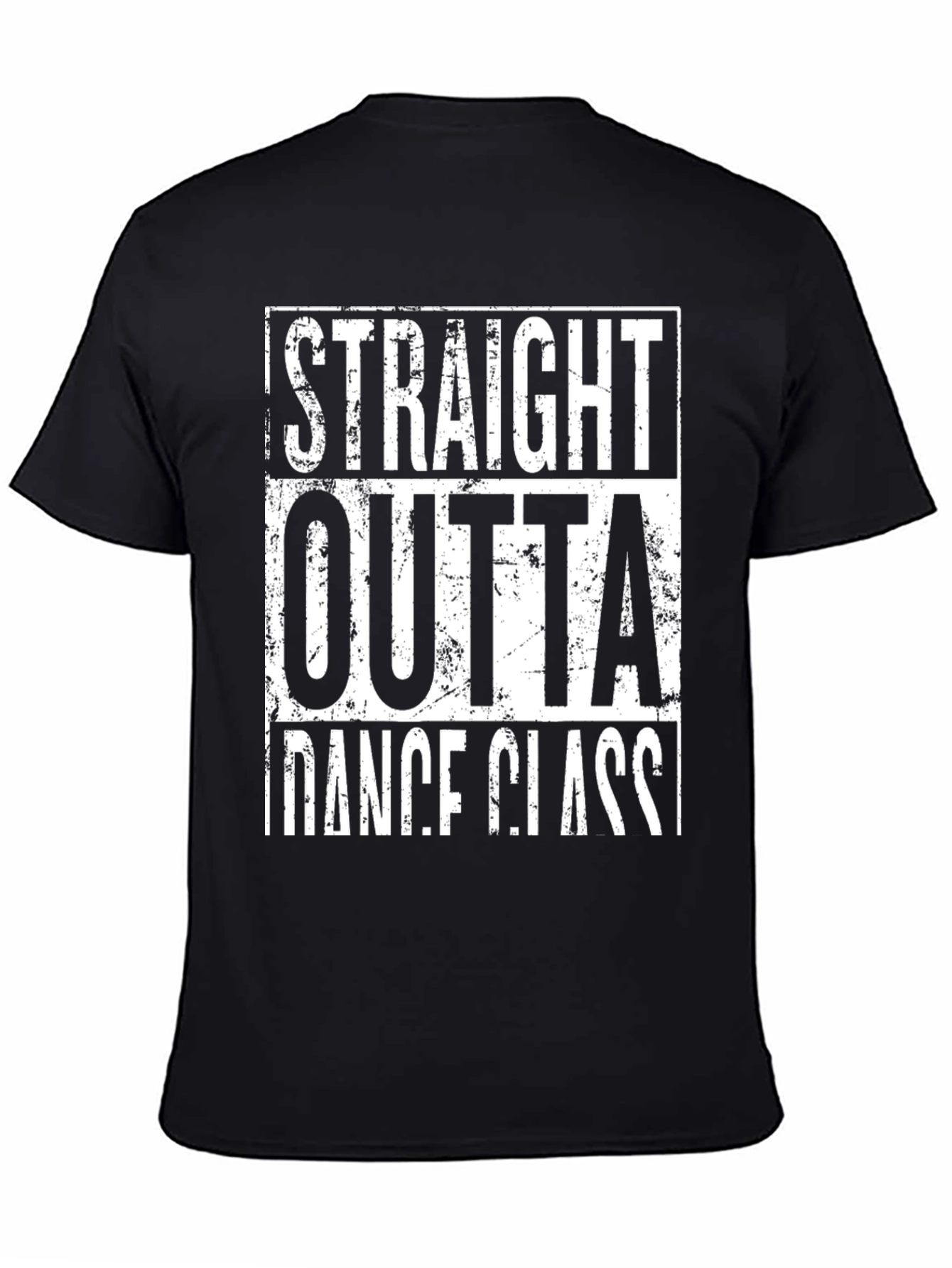 Black Straight Outta Dance Class Graphic Tee view 4