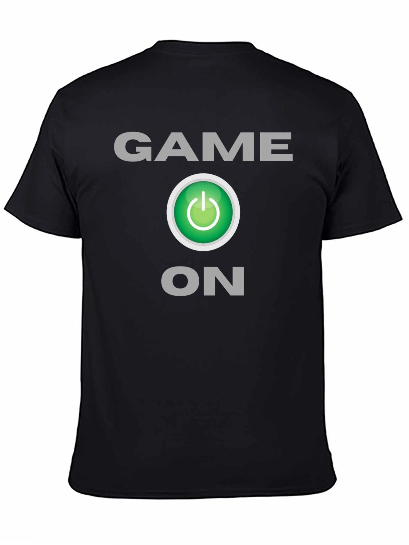 Black Game On Graphic T-Shirt - Gamer Style view 4