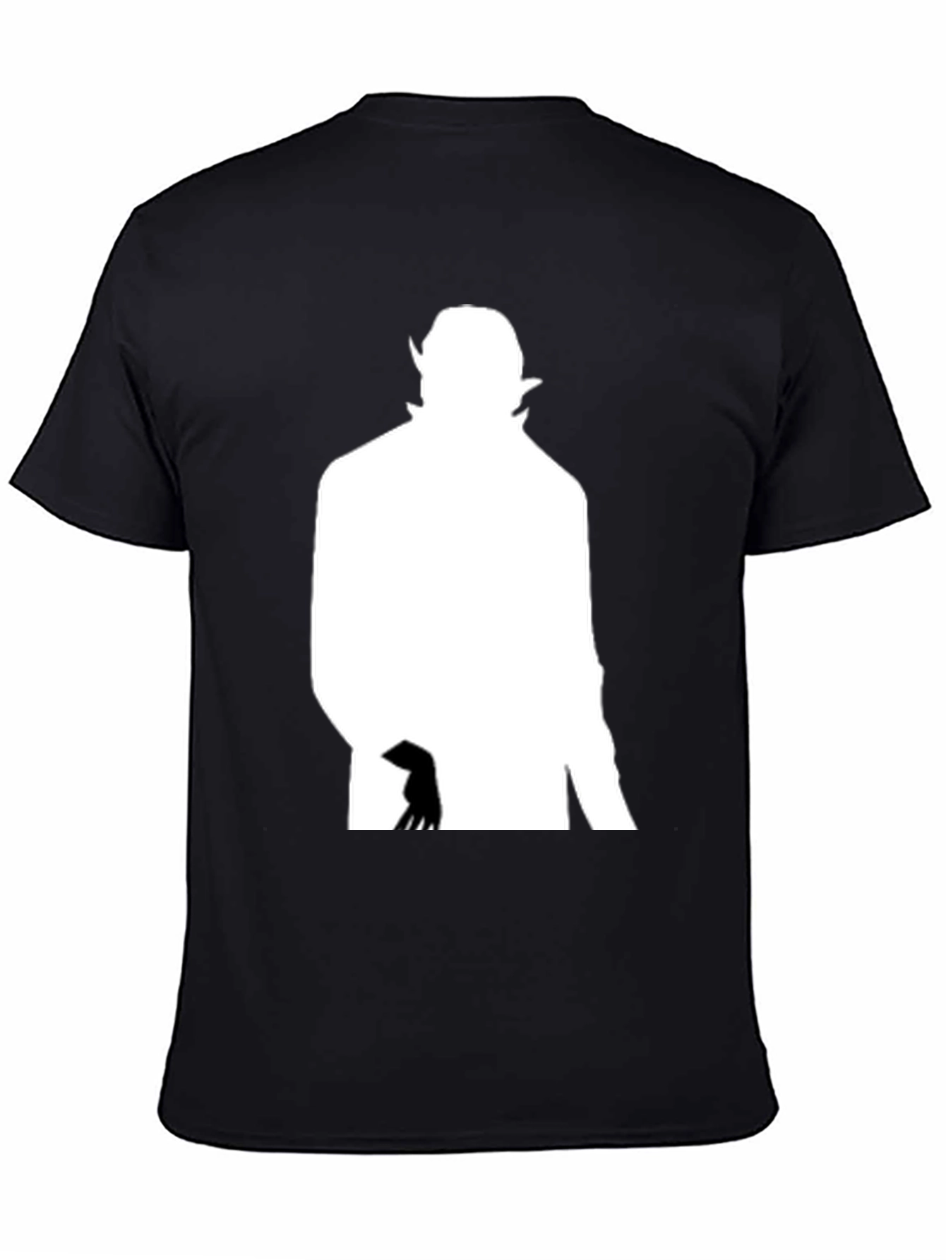 Black Silhouette Graphic Tee - Black view 4