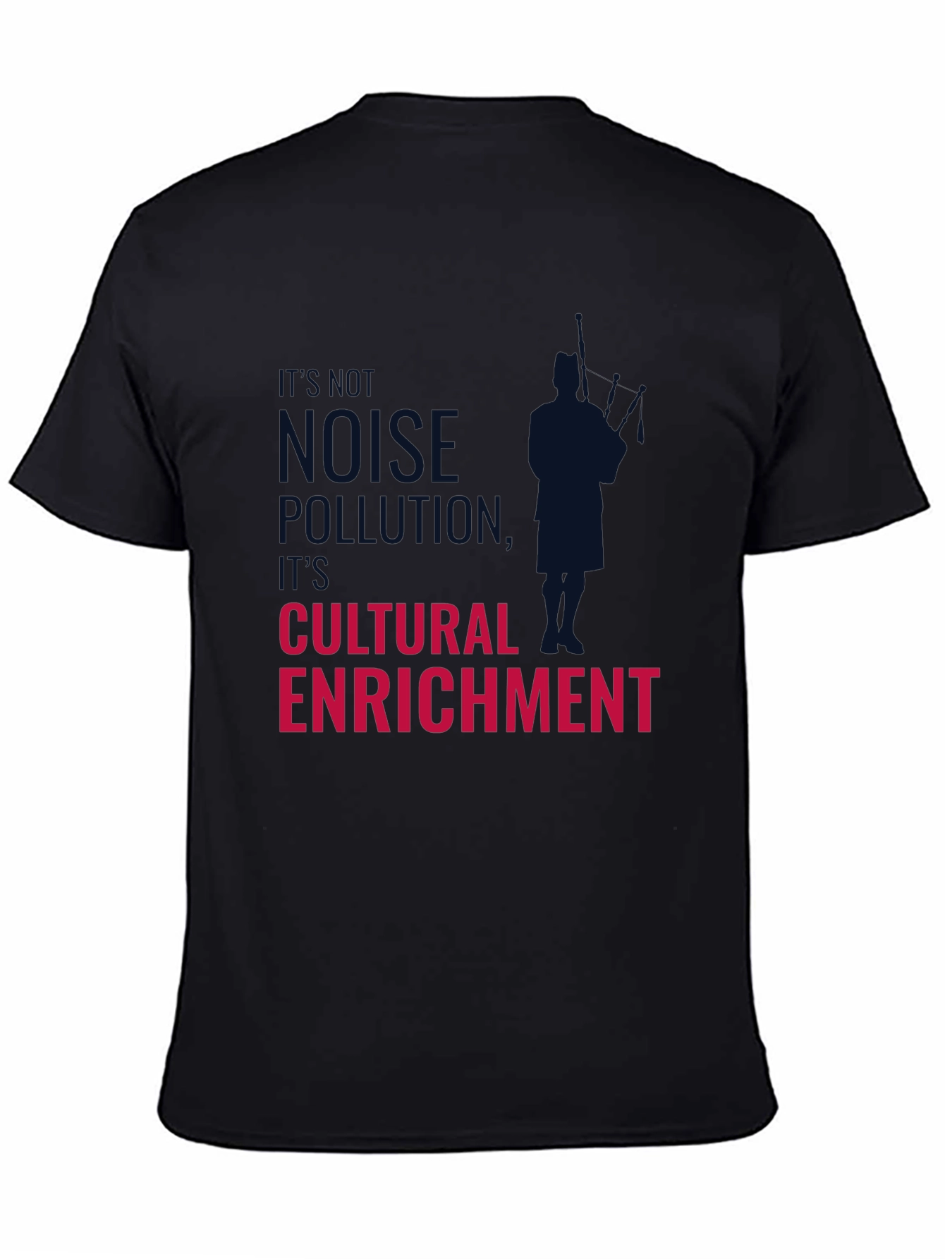 Cultural Enrichment Graphic Tee - Black Cotton T-Shirt - 4