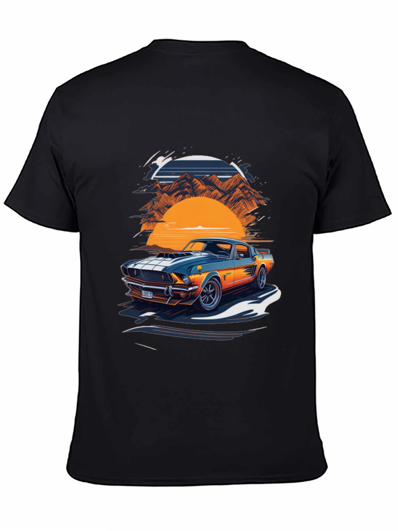 Retro Car Graphic Tee - Classic Style - 4