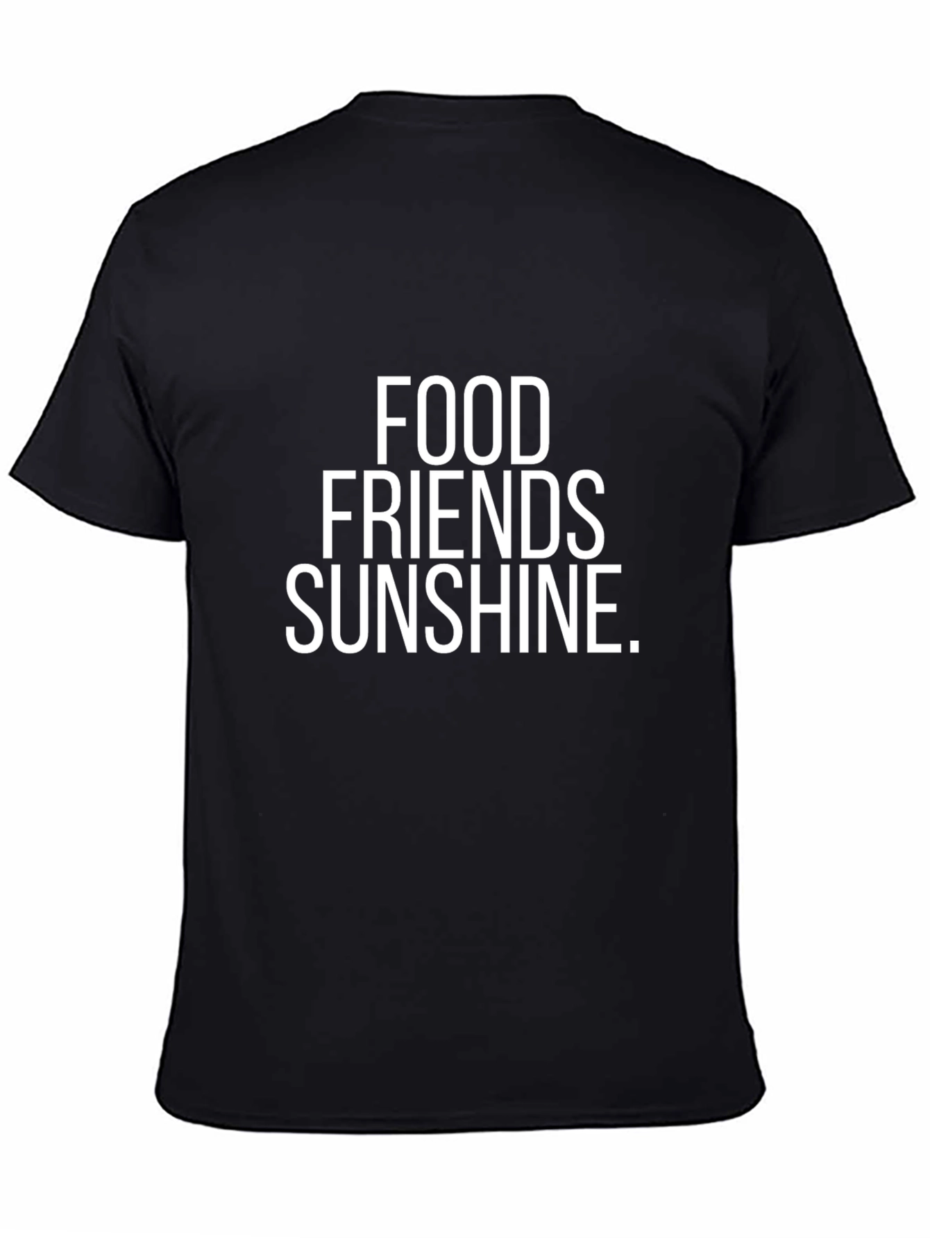 Black Food Friends Sunshine T-Shirt view 4