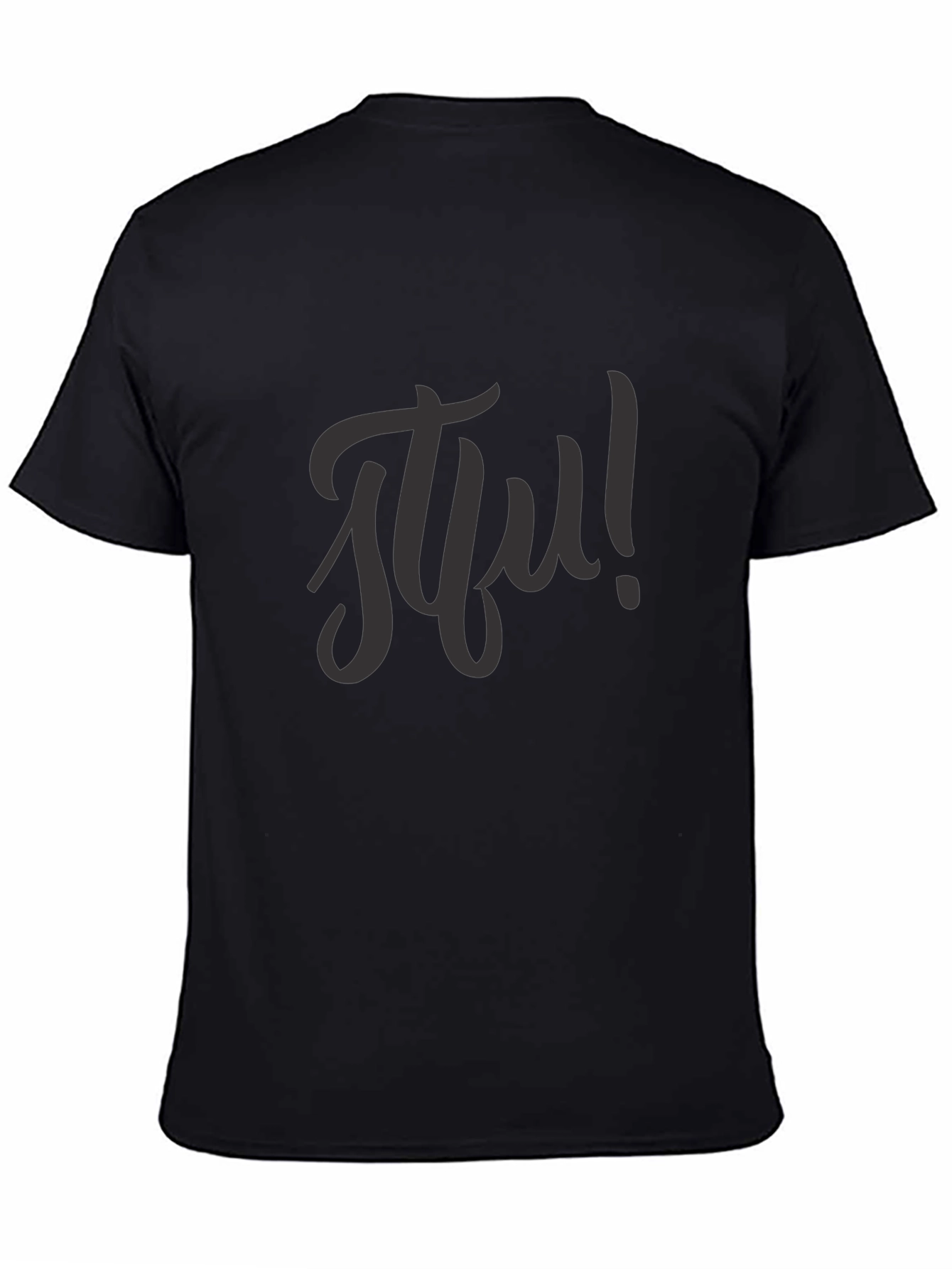Black Black STFU Graphic Tee - Casual Style view 4