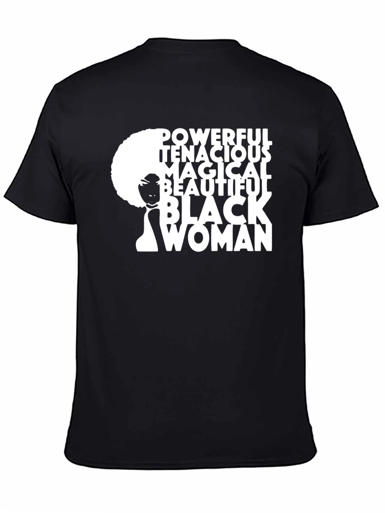 Powerful Black Woman Graphic Tee - 4