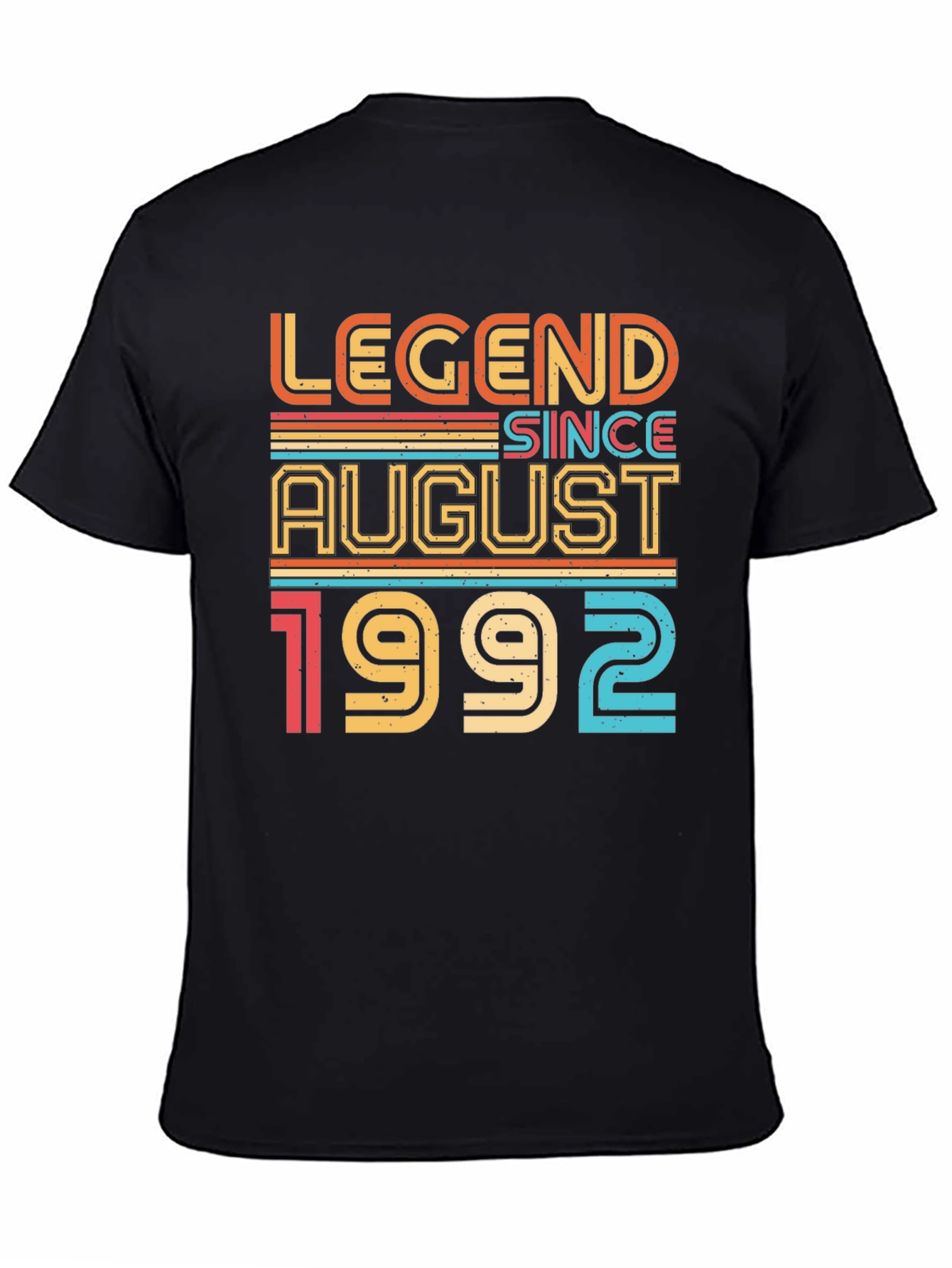 Black Legend Since August 1992 - Graphic T-Shirt view 4