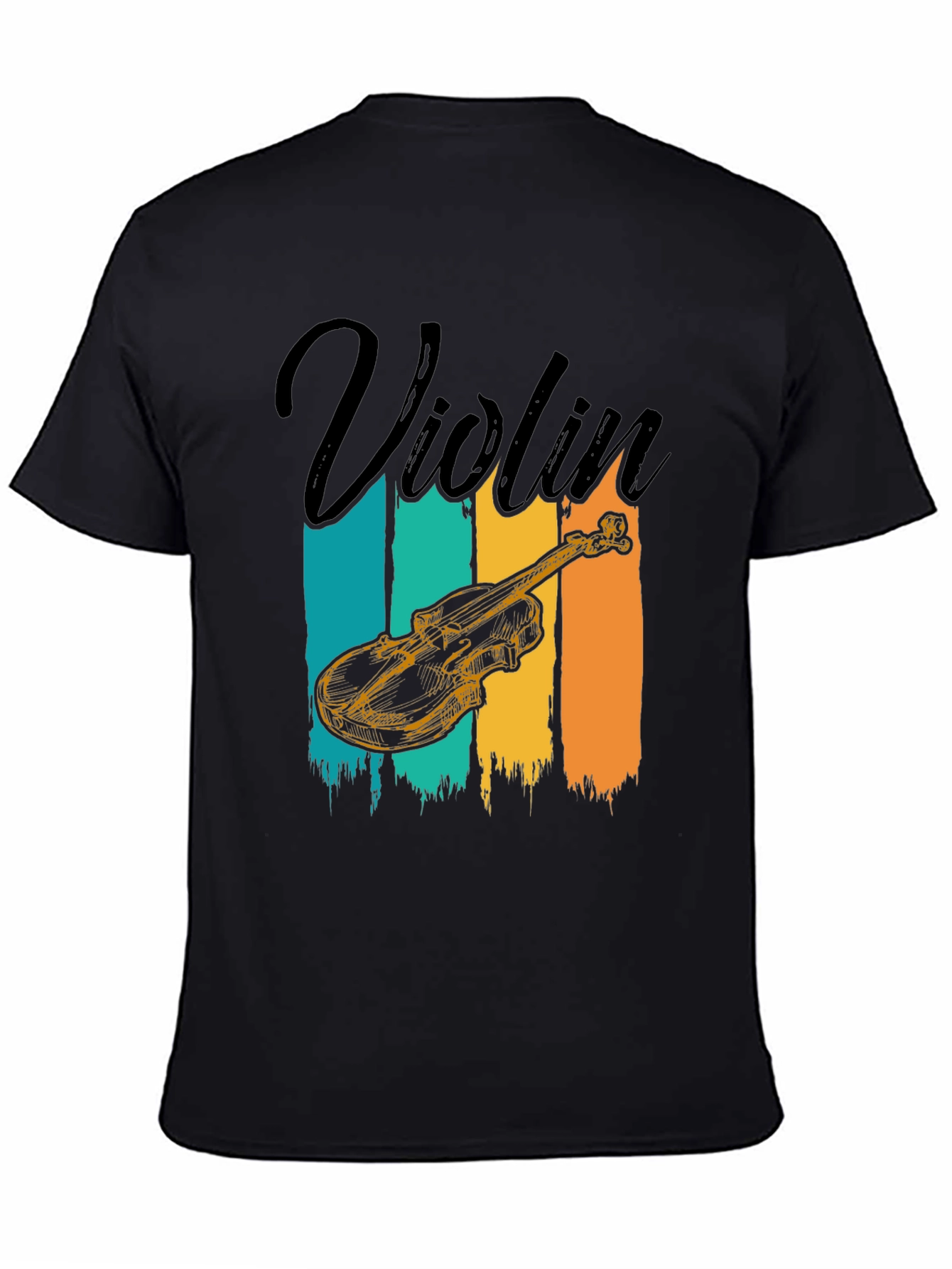 Black Violin Graphic T-Shirt: Retro Music Lover Tee view 4
