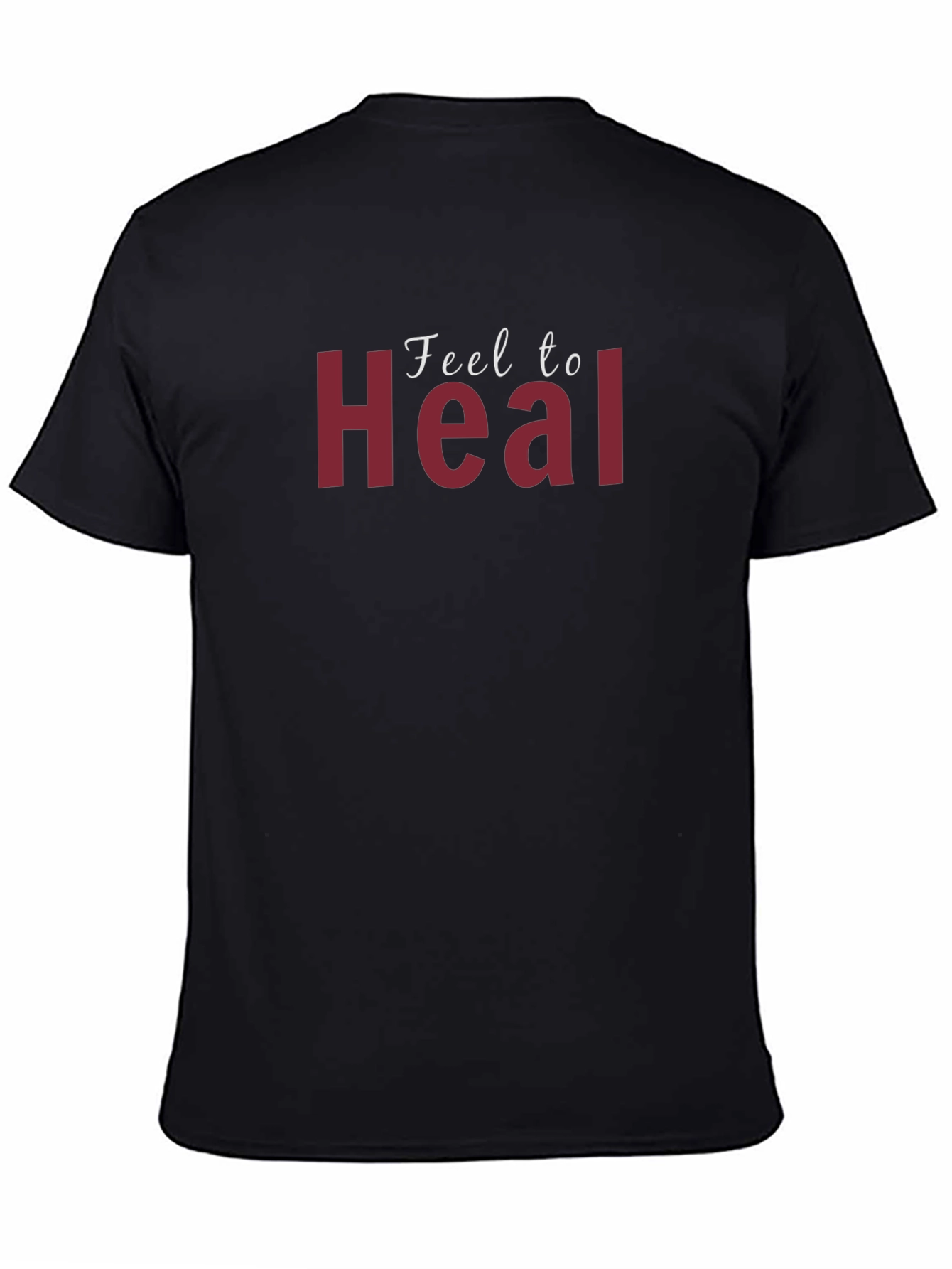 Black Feel to Heal Graphic T-Shirt view 4