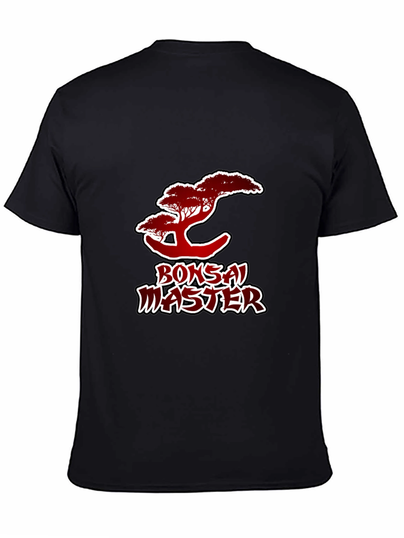 Black Bonsai Master Graphic T-Shirt - Unique Design, Comfortable Fit view 4