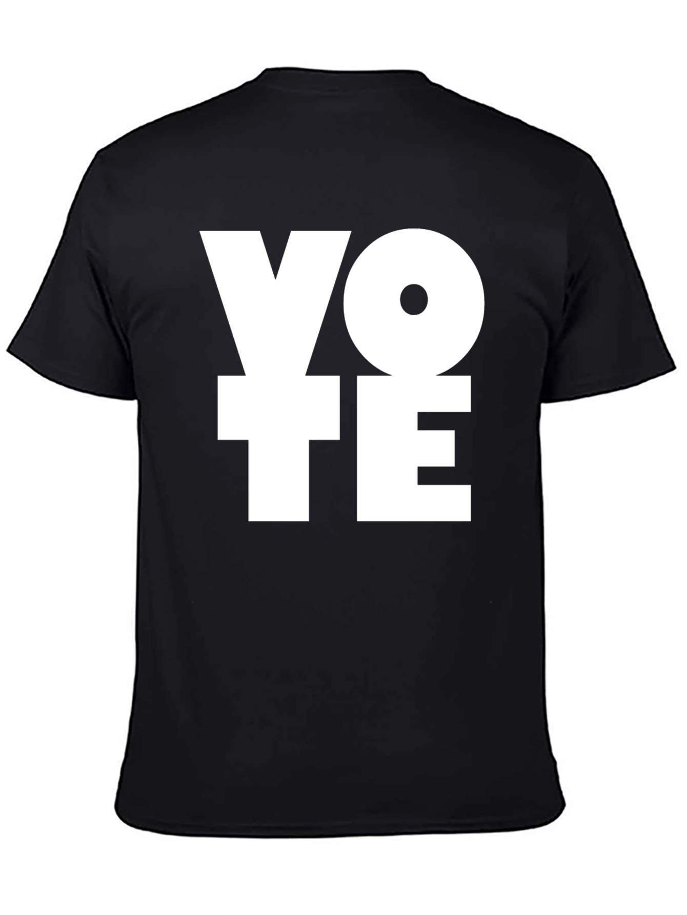 Black Vote Graphic Tee - Black Cotton view 4