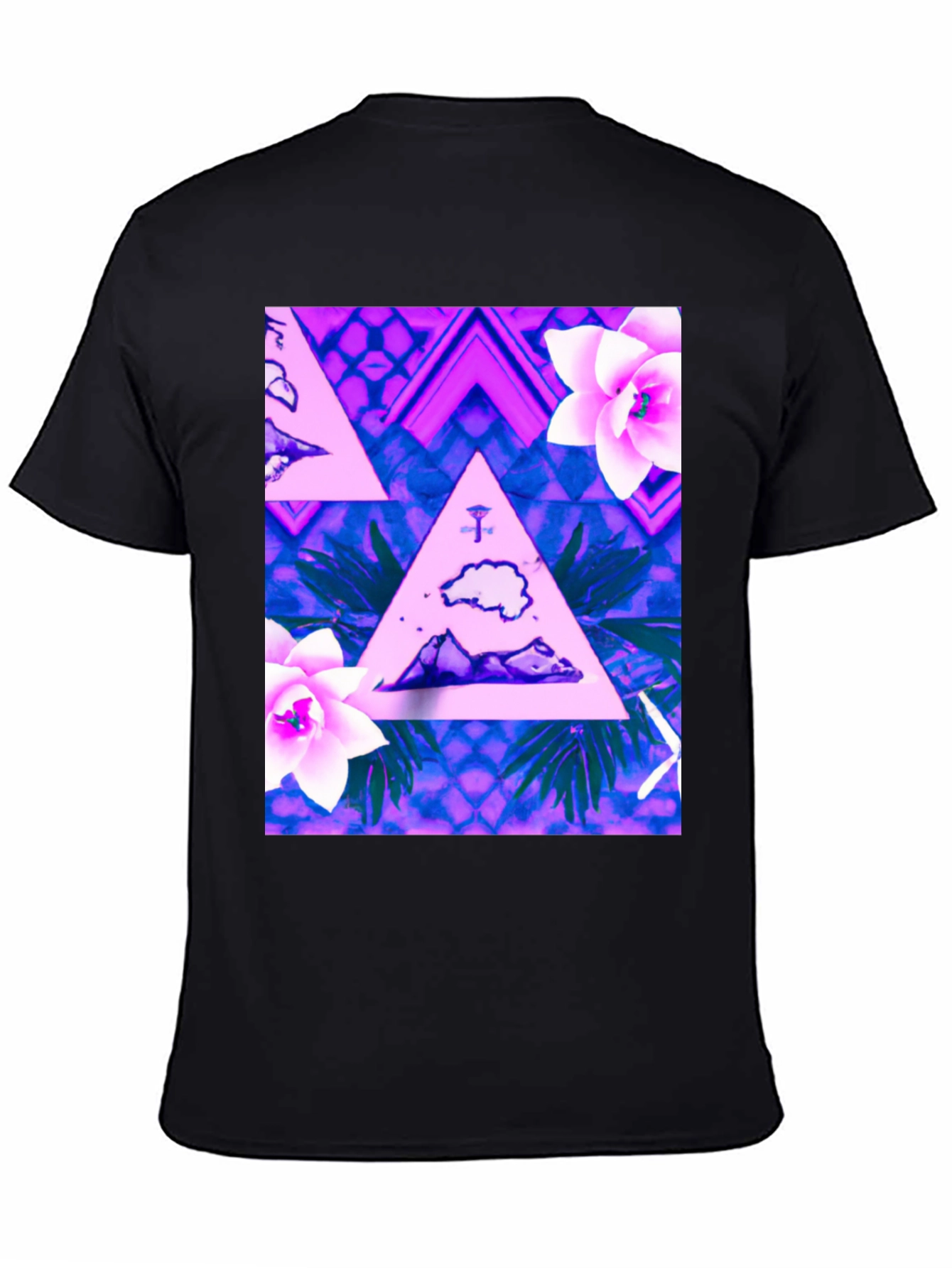 Tropical Triangle Graphic Tee - 4
