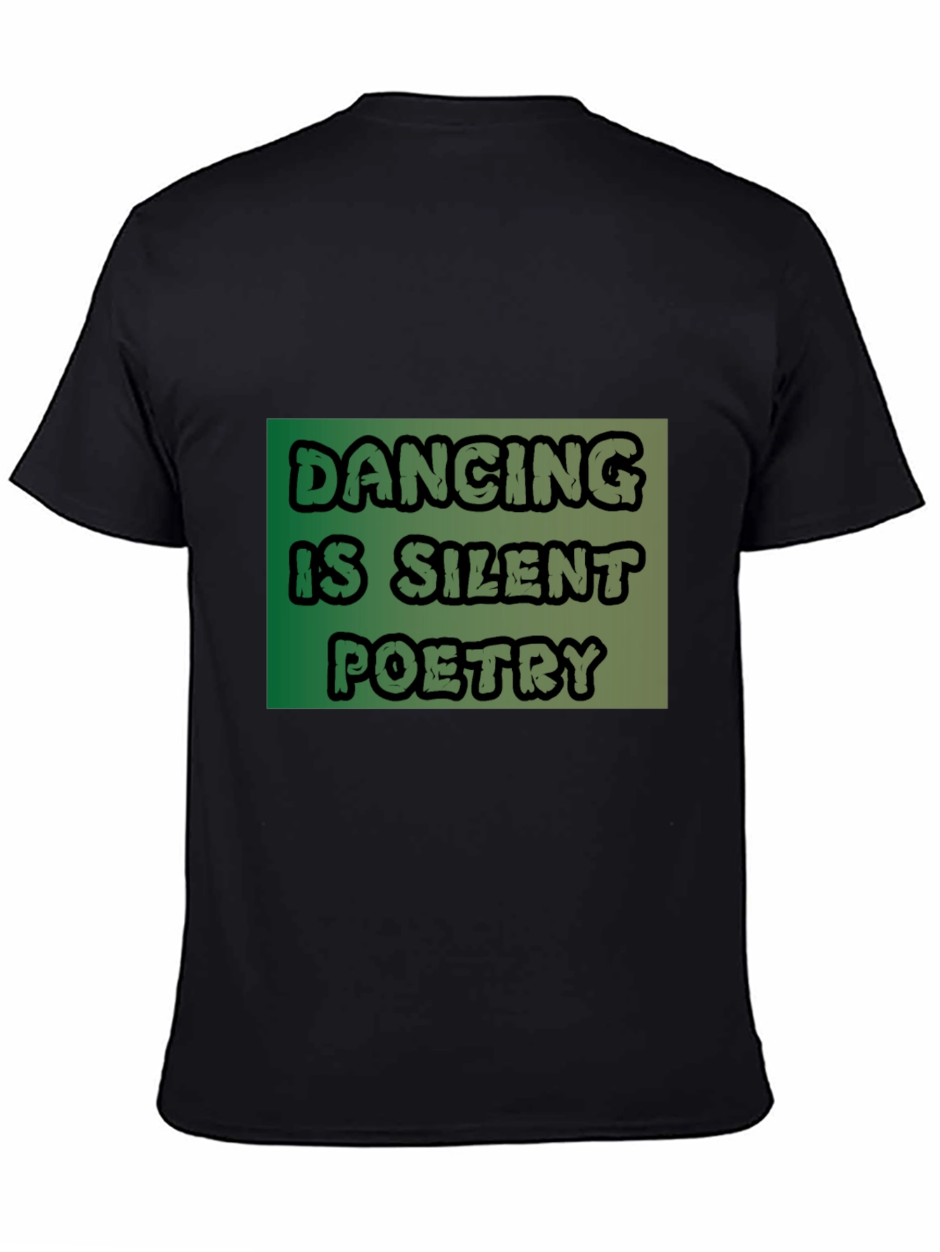 Black Dancing Is Silent Poetry Graphic Tee view 4