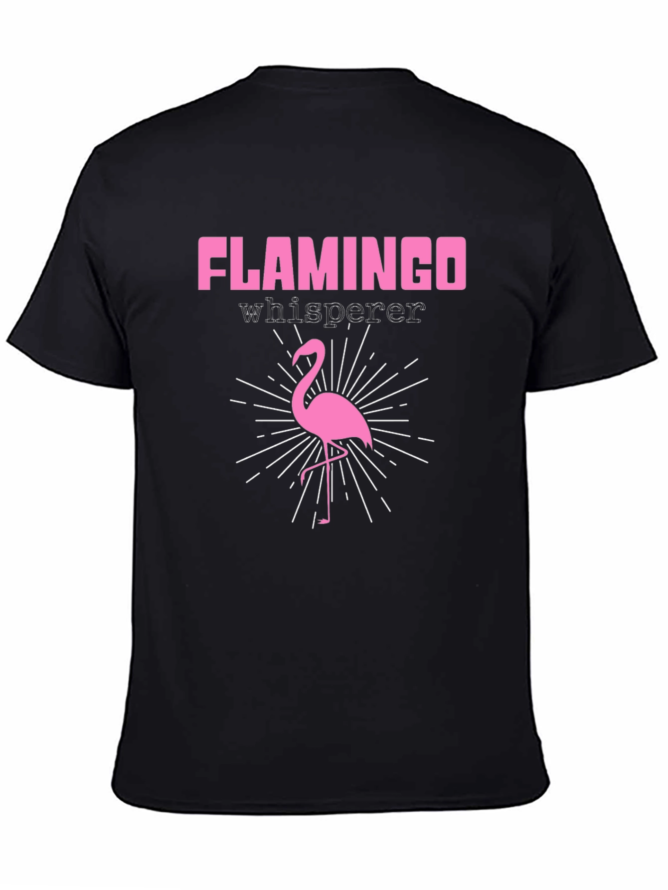 Black Flamingo Whisperer Graphic Tee view 4