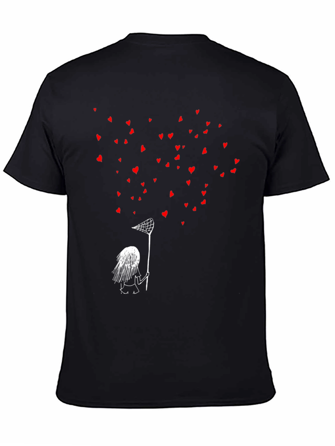 Black Heart Catcher T-Shirt - Express Your Love view 4