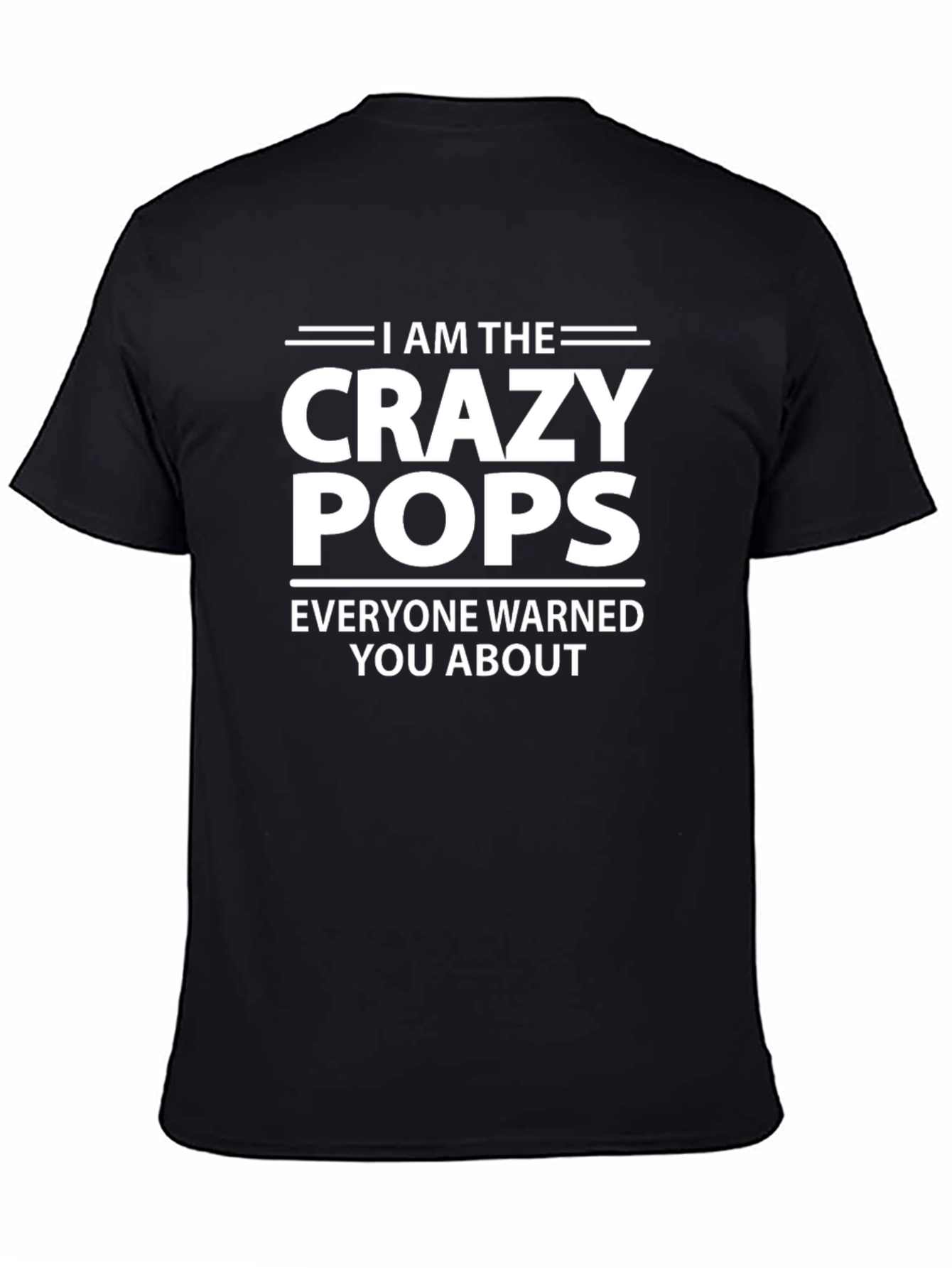 Black Crazy Pops T-Shirt - Warned You About! view 4