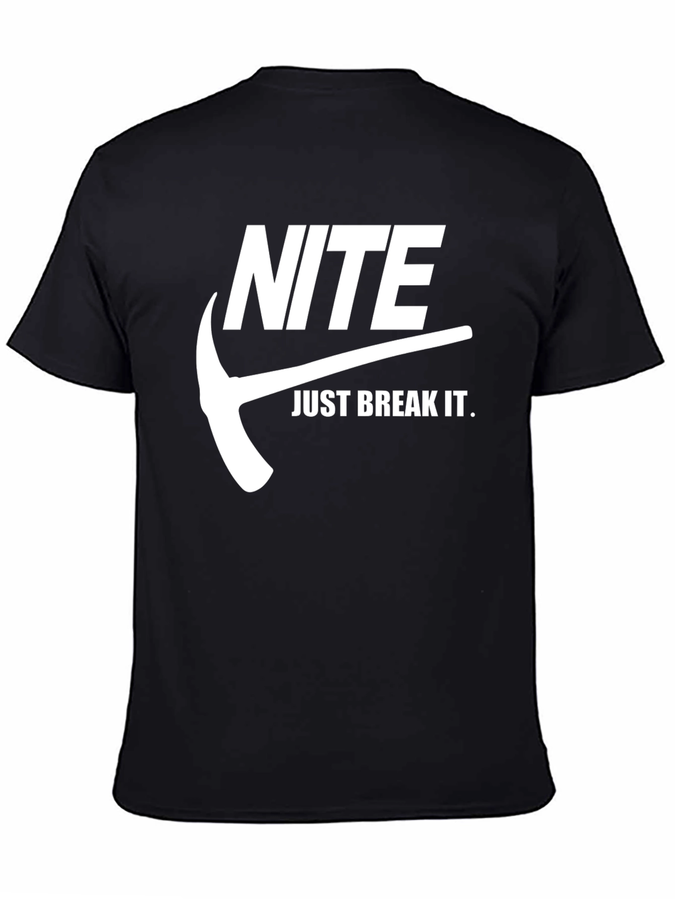 Black Nite Just Break It T-Shirt - Black view 4