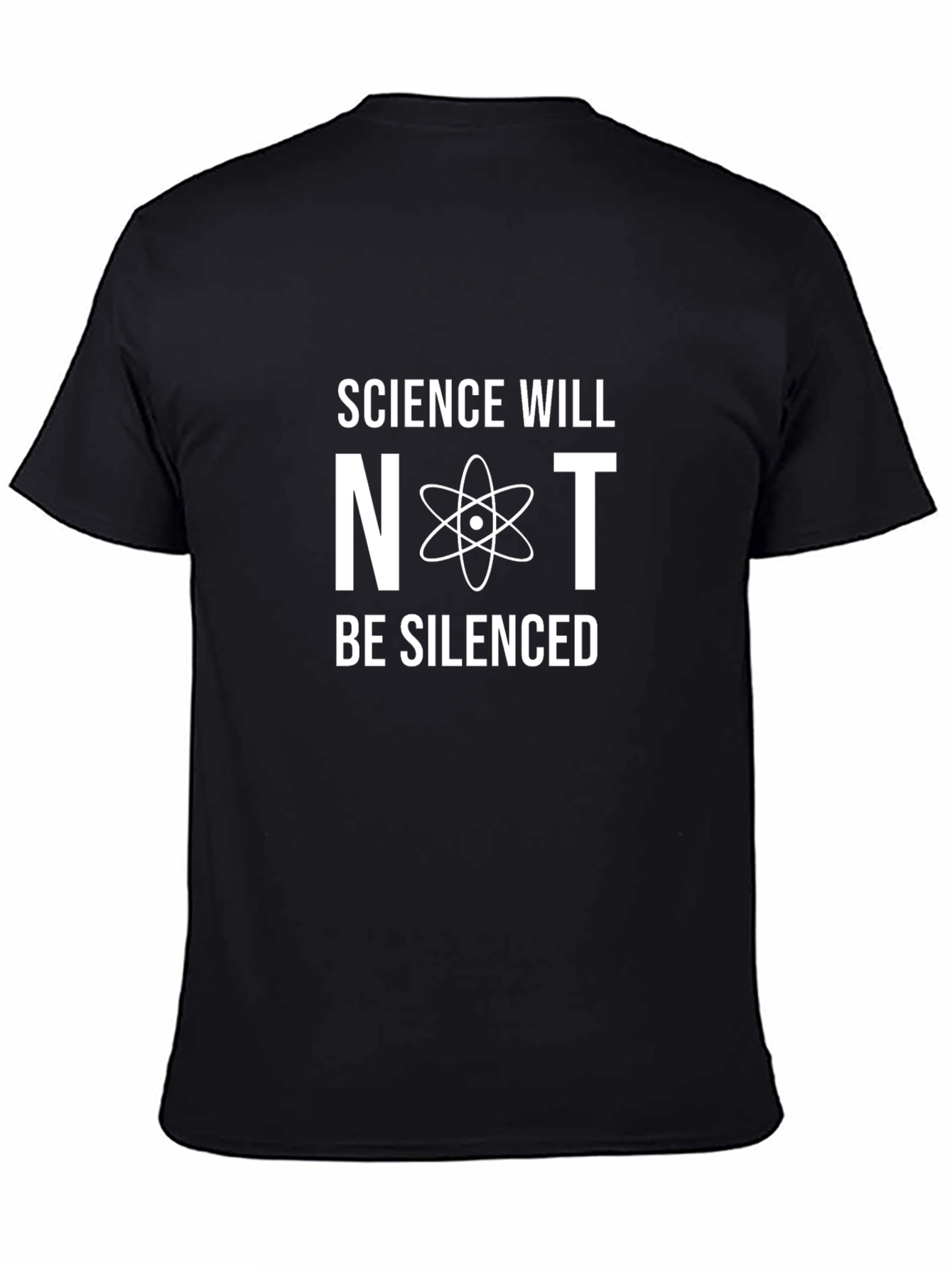 Black Science Will Not Be Silenced Graphic T-Shirt view 4