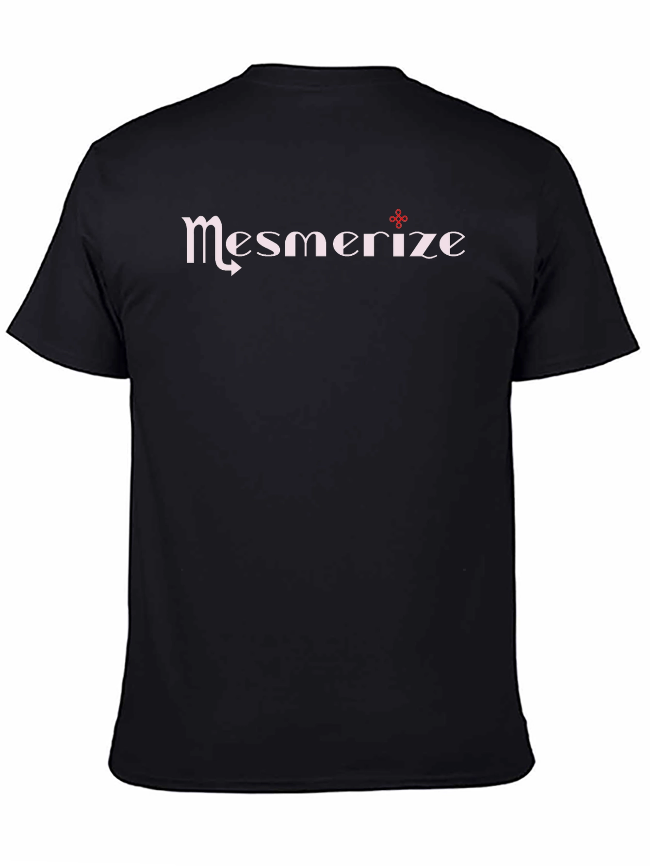 Black Mesmerize Graphic Tee - Soft Cotton Blend T-Shirt view 4