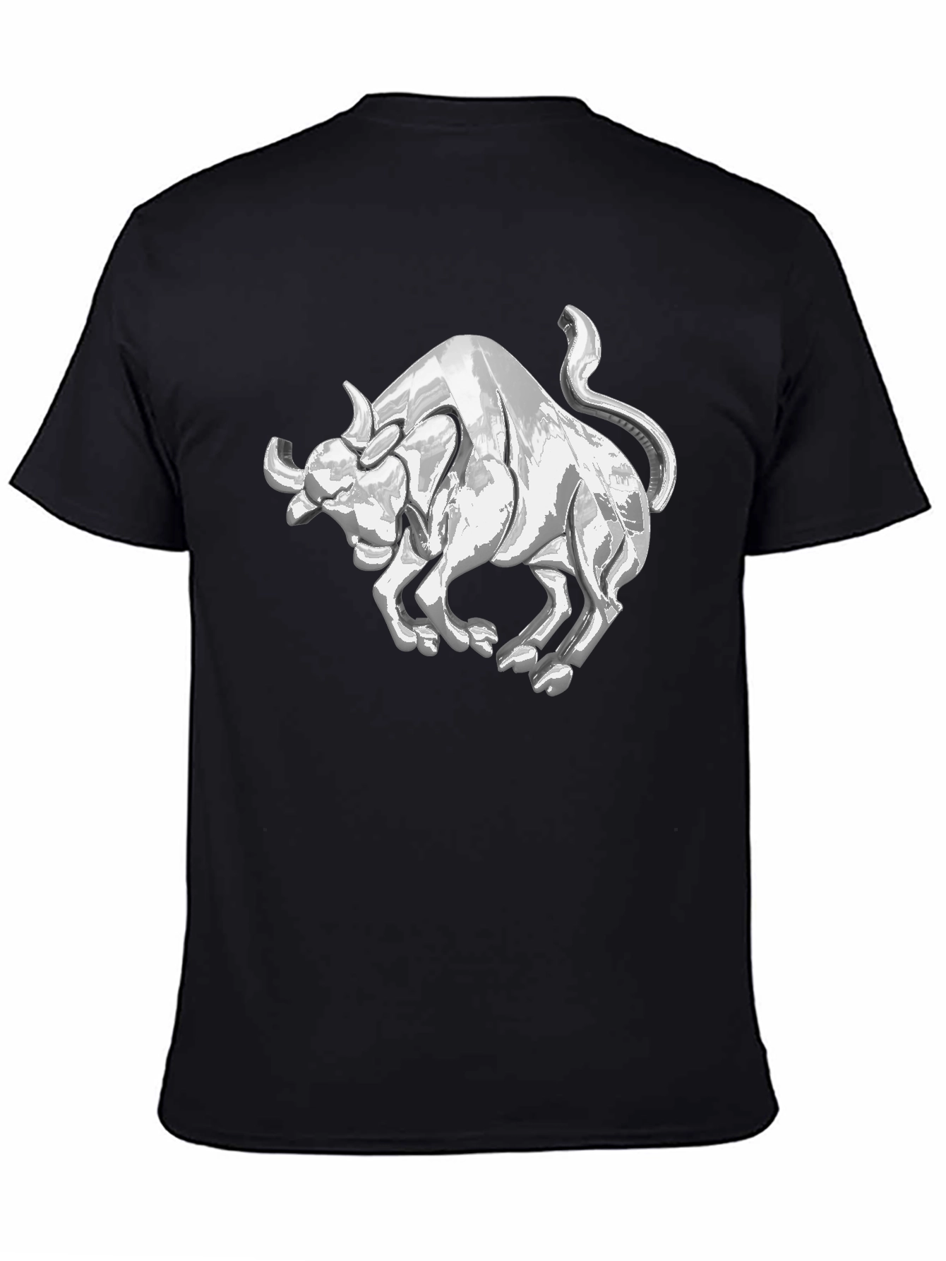 Black Black Bull Graphic Tee - Stylish Men's T-Shirt view 4