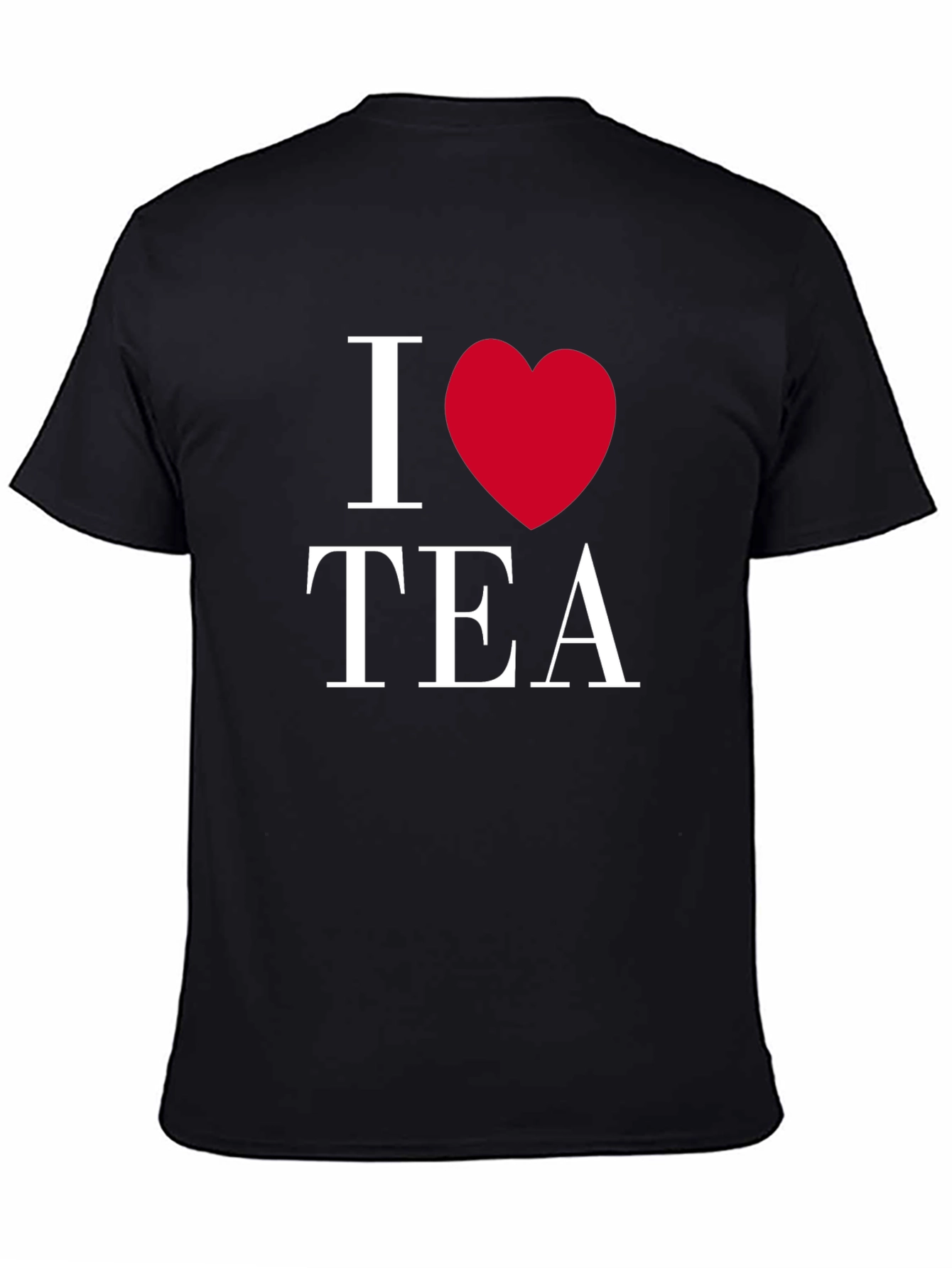 Black I Heart Tea Black Graphic Tee view 4