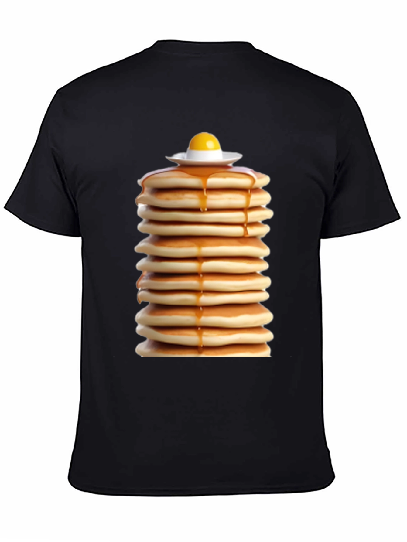 Pancake Stack Tee - Breakfast Food T-Shirt - 4