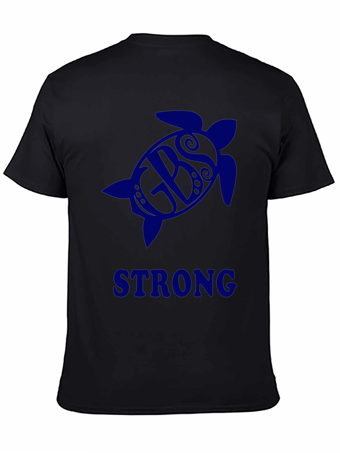 Black Turtle GBS Strong Black T-Shirt view 4