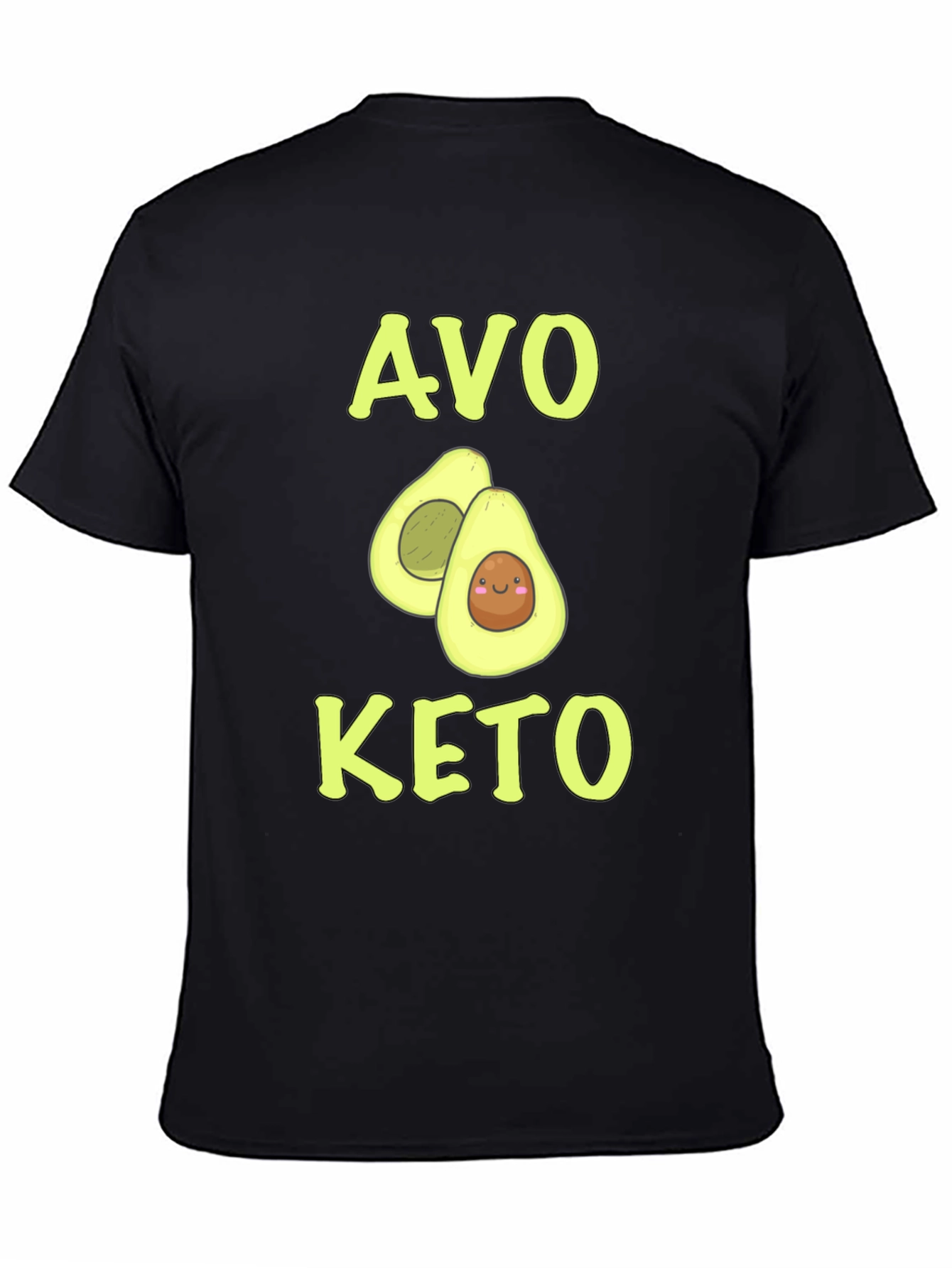 Black Avo Keto Graphic T-Shirt view 4